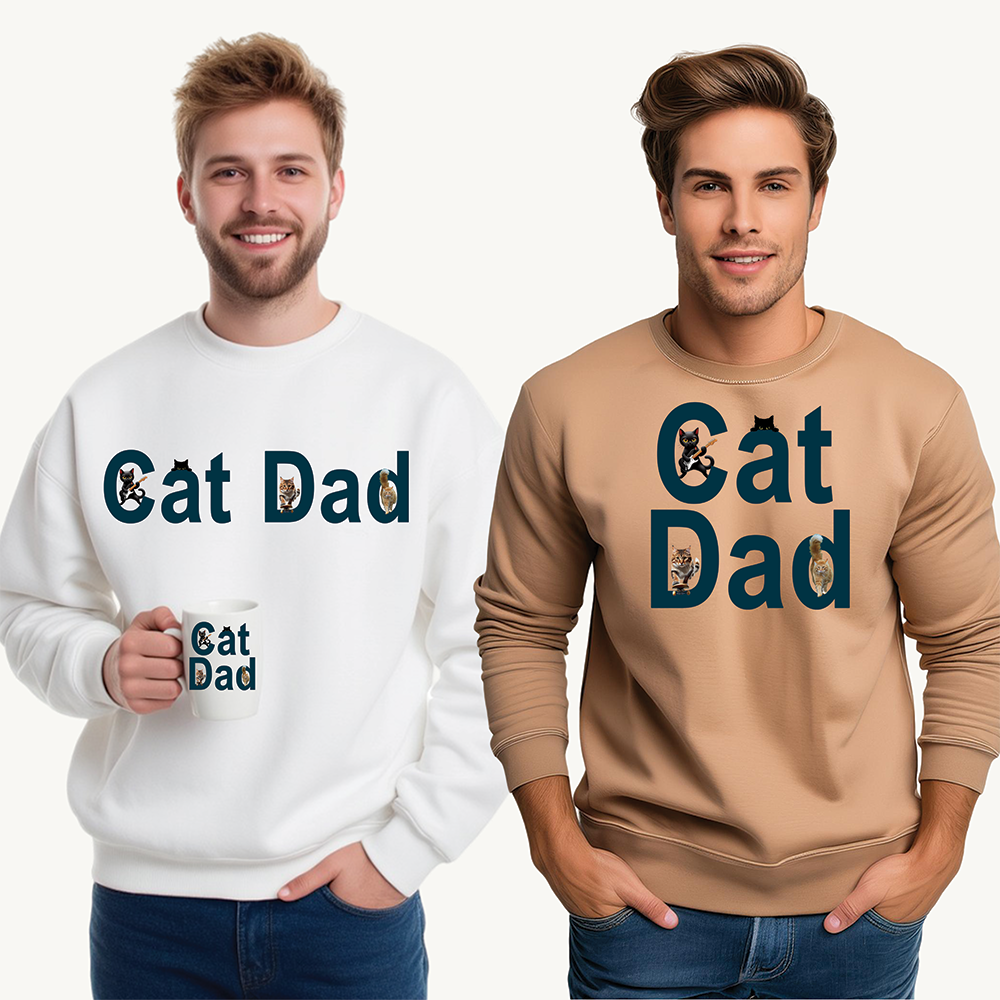 Coffee Cups - Cat Dad Life: Purrfection in Progress 🐾. 11oz, 15oz