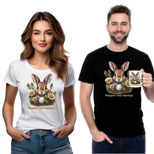 Easter - Unisex Tee - Hoppin’ into Spring!