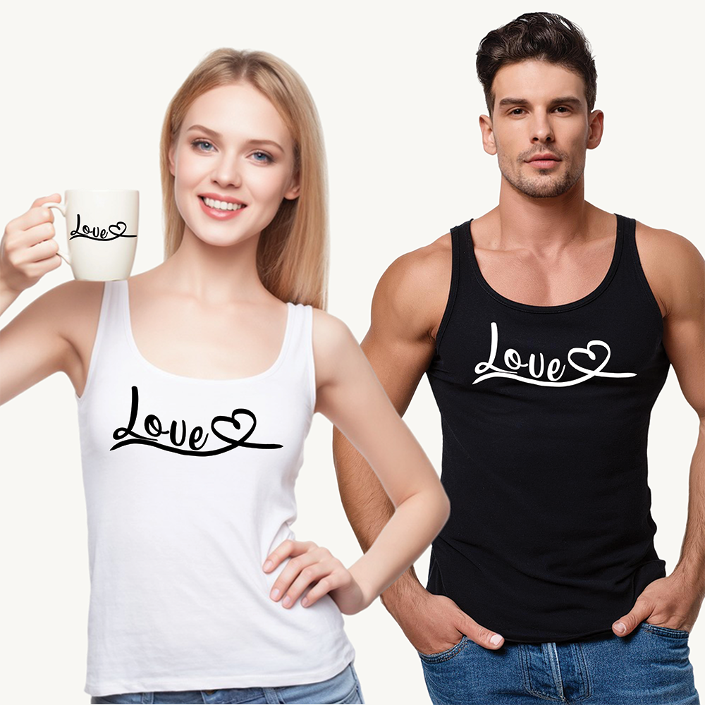 Tank Top "Love in Every Thread" Statement Piece