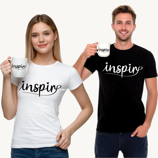 Inspire Unisex Jersey Tee - Motivational Short Sleeve Shirt