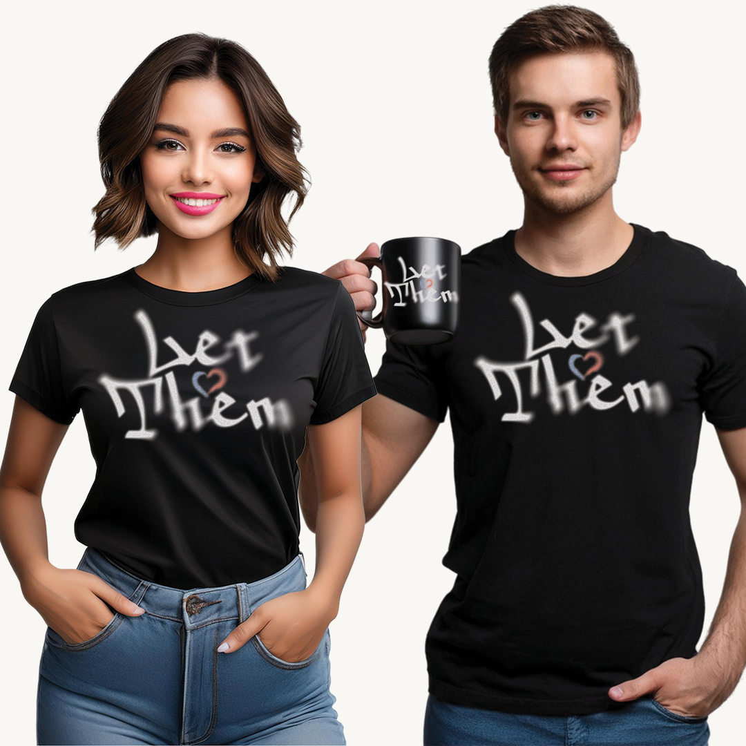 'Let Them' Unisex Heavy Cotton Tee - Stylish, Comfortable & Inclusive Apparel
