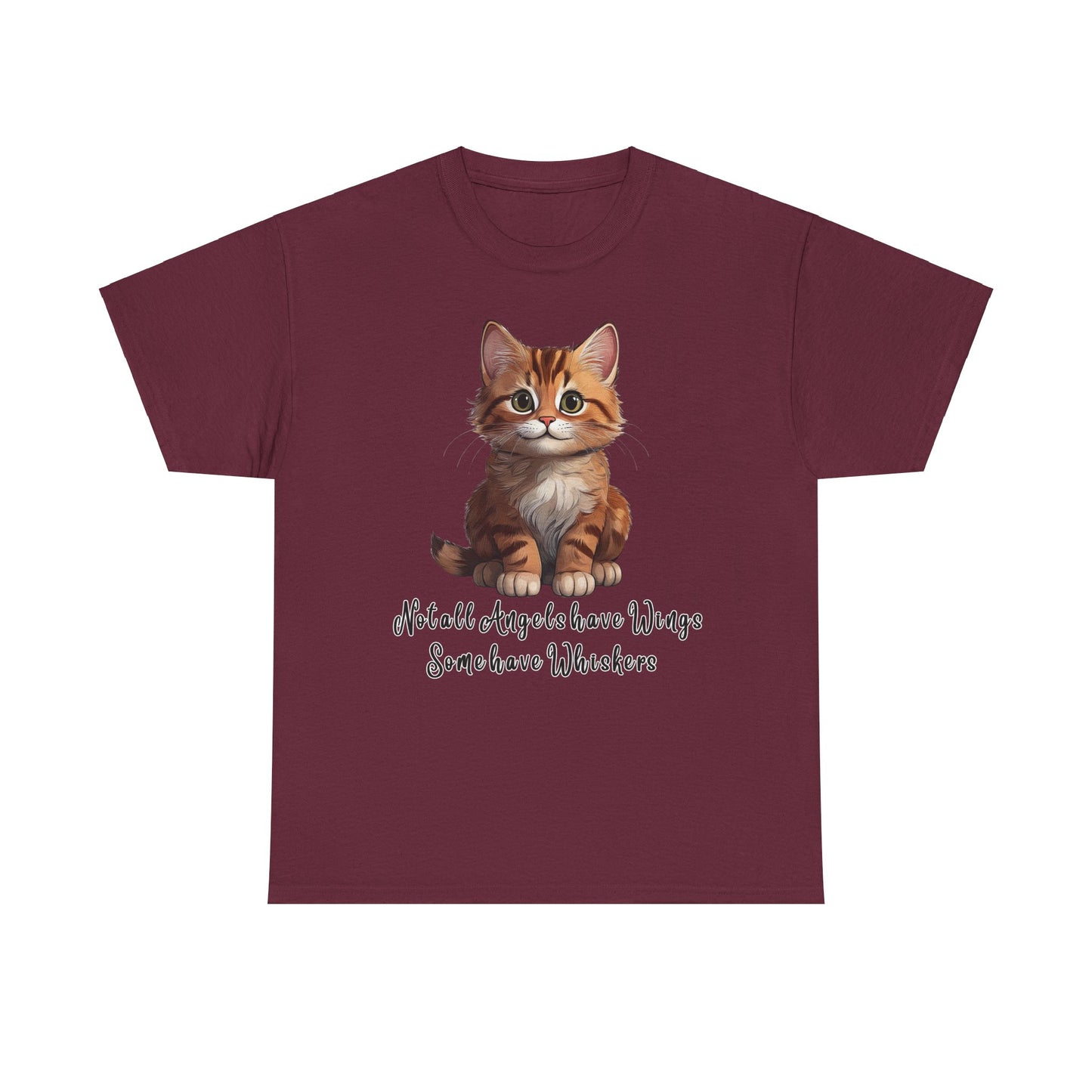 Cat Lover T-Shirt - Not all Angels have Wings, some have whiskers