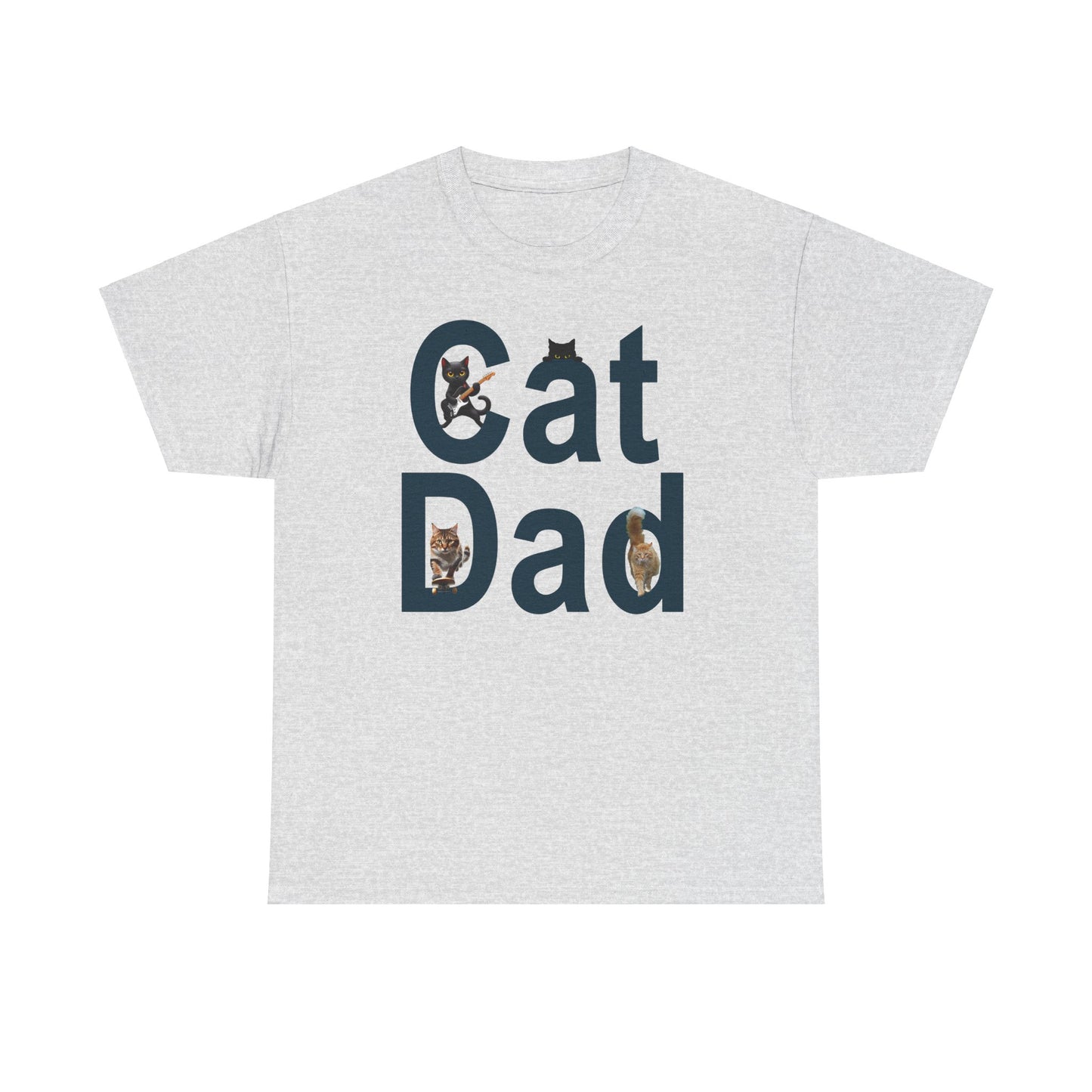 Cat Lover T-Shirt - Cat Dad Life: Purrfection in Progress ๐พ.