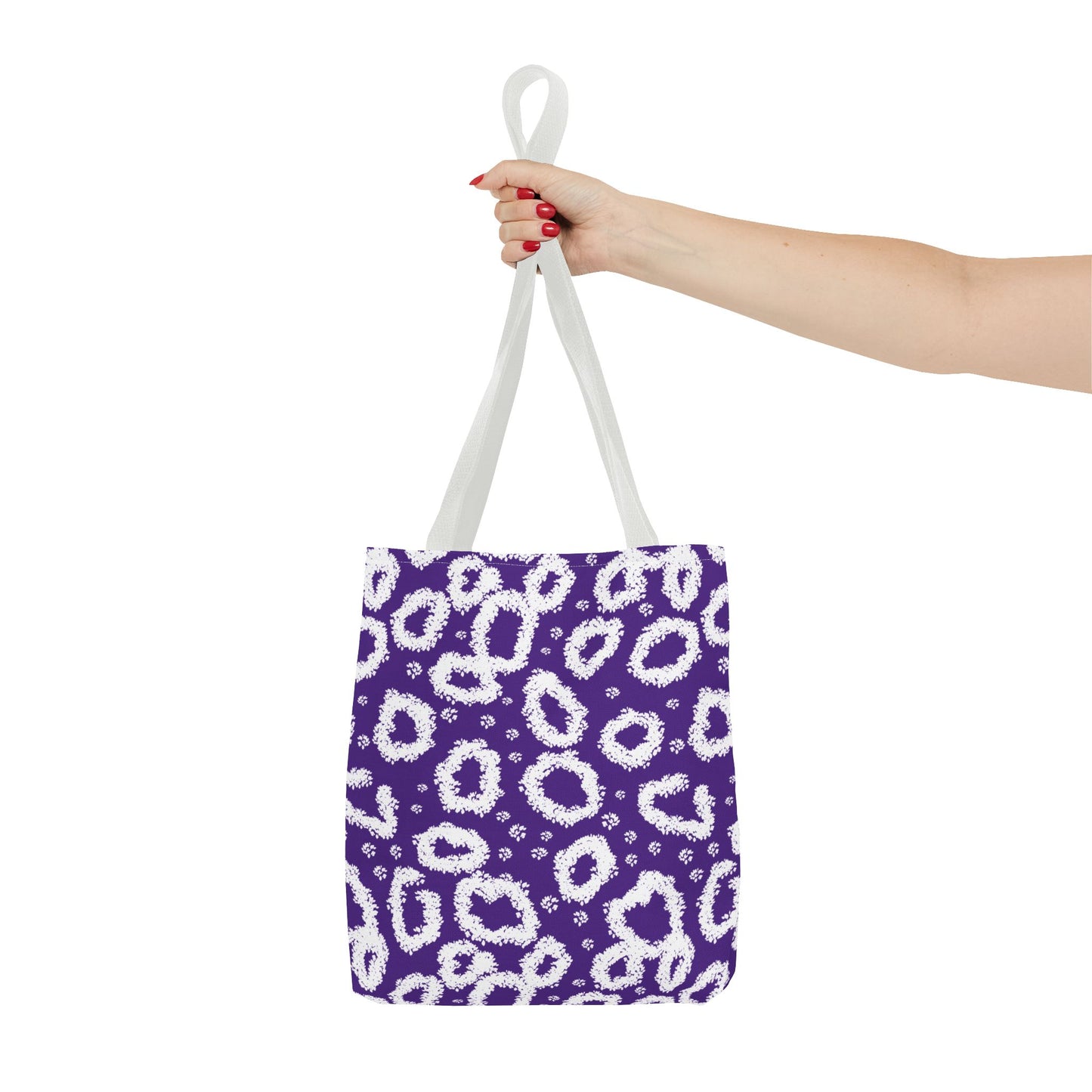 Purple Leopard Print Tote Bag - Stylish & Versatile for Everyday Use