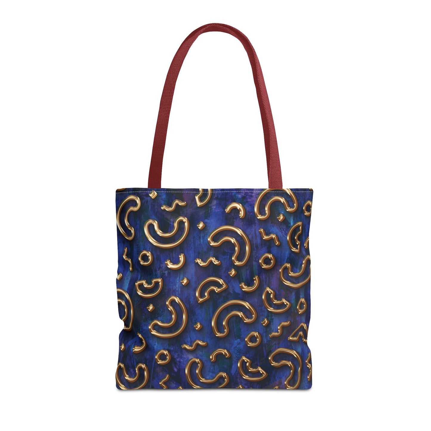 Stylish Patterned Tote Bag - Fun Macaroni Design for Everyday Use