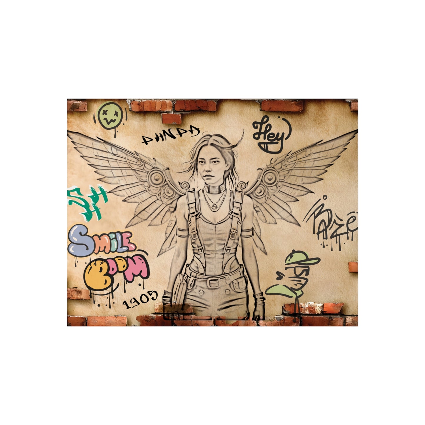 Urban Art Print, Inspirational Wall Decor, Graffiti Poster, Home Decor, Unique Gift for Art Lovers