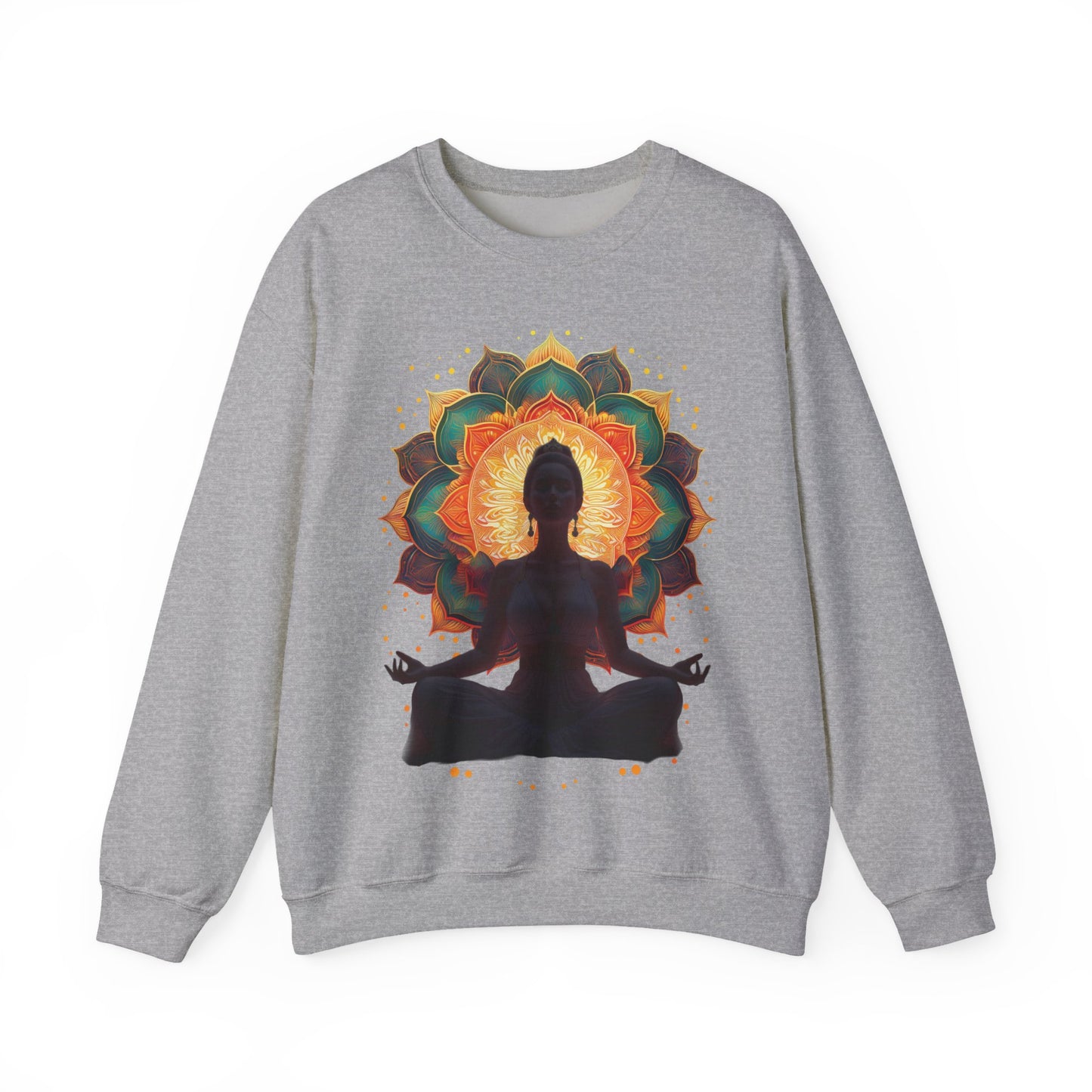 Zen Buddha Sweatshirt - Relaxation Gift, Meditation Apparel, Cozy Layer, Yoga Shirt, Spiritual Fashion, Mindfulness Outfit