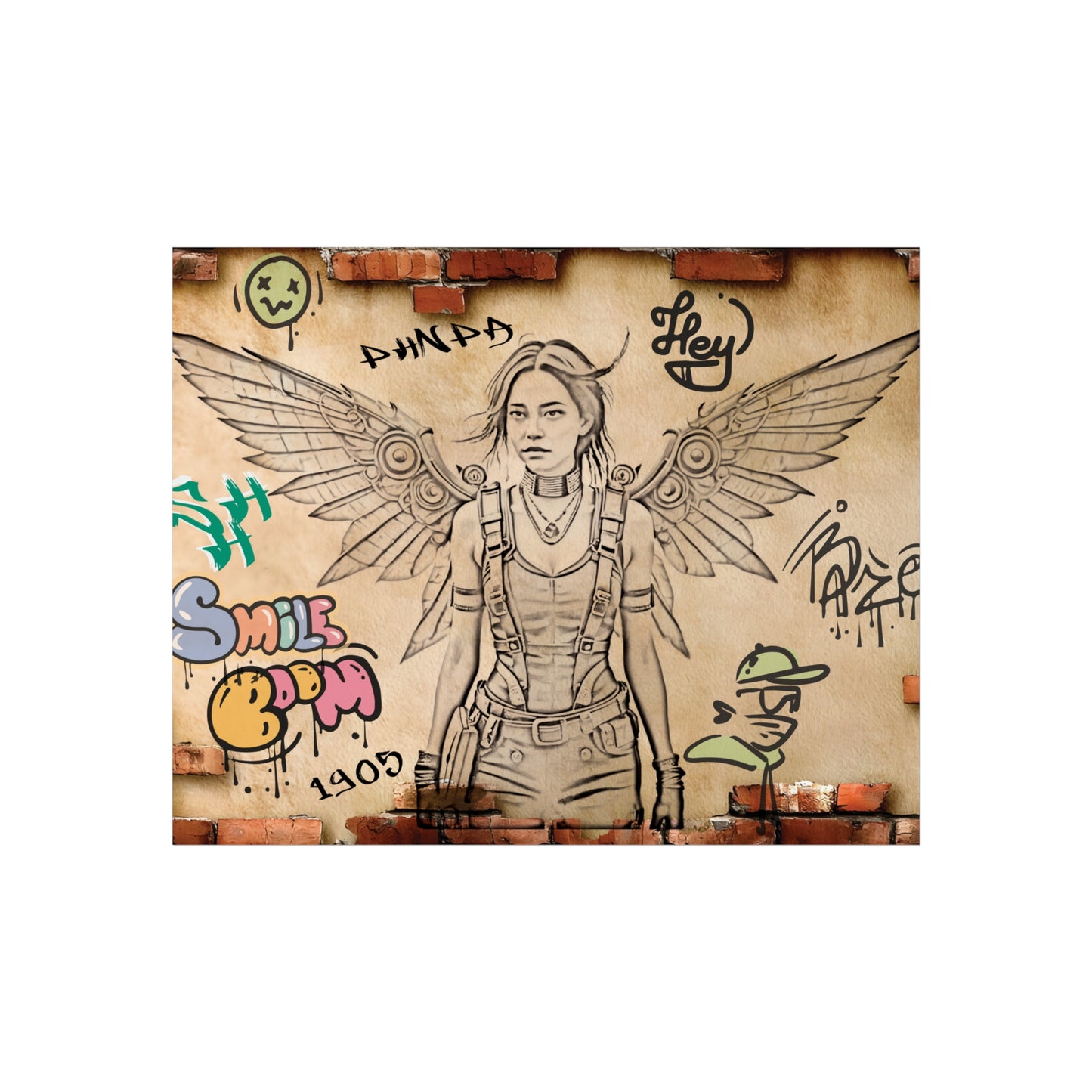 Urban Art Print, Inspirational Wall Decor, Graffiti Poster, Home Decor, Unique Gift for Art Lovers