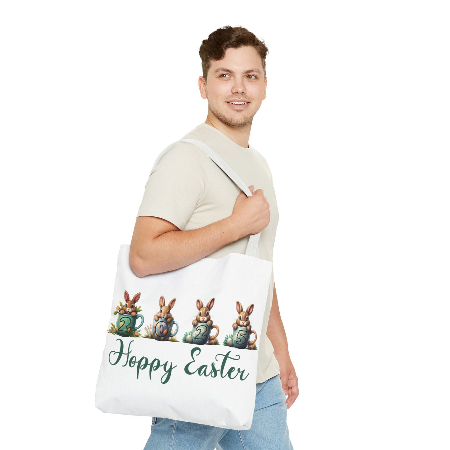Easter Tote Bag - 2025 Hoppy Easter