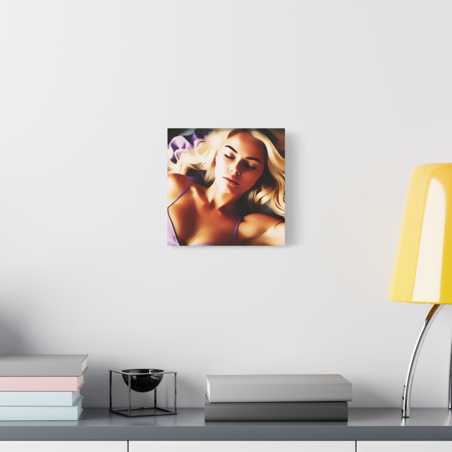 Radiant Grace β Strength in Stillness π«πΏ - Satin Canvas Art Print, Dreamy Wall Decor, Bedroom Aesthetic, Serenity Artwork, Women's Lounge Gift, Relaxing Home Decor