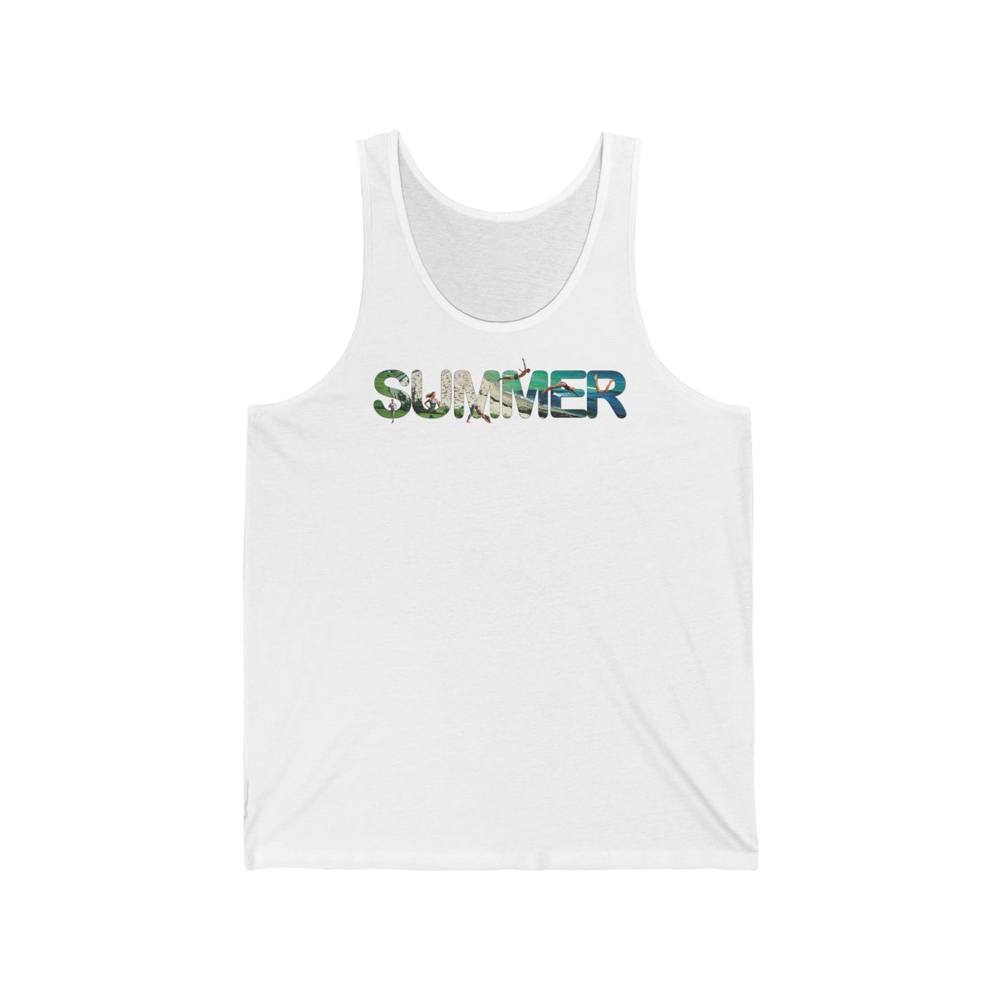 Summer Vibes Unisex Tank Top - Perfect for Beach Days and Casual Outings