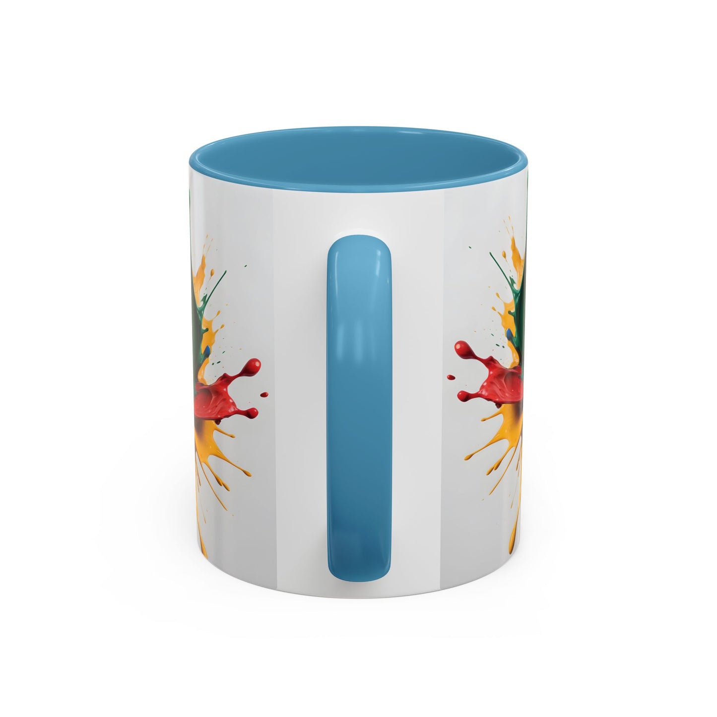 Coffee Mug: Splash of Joy Color Explosion Abstract Art Design