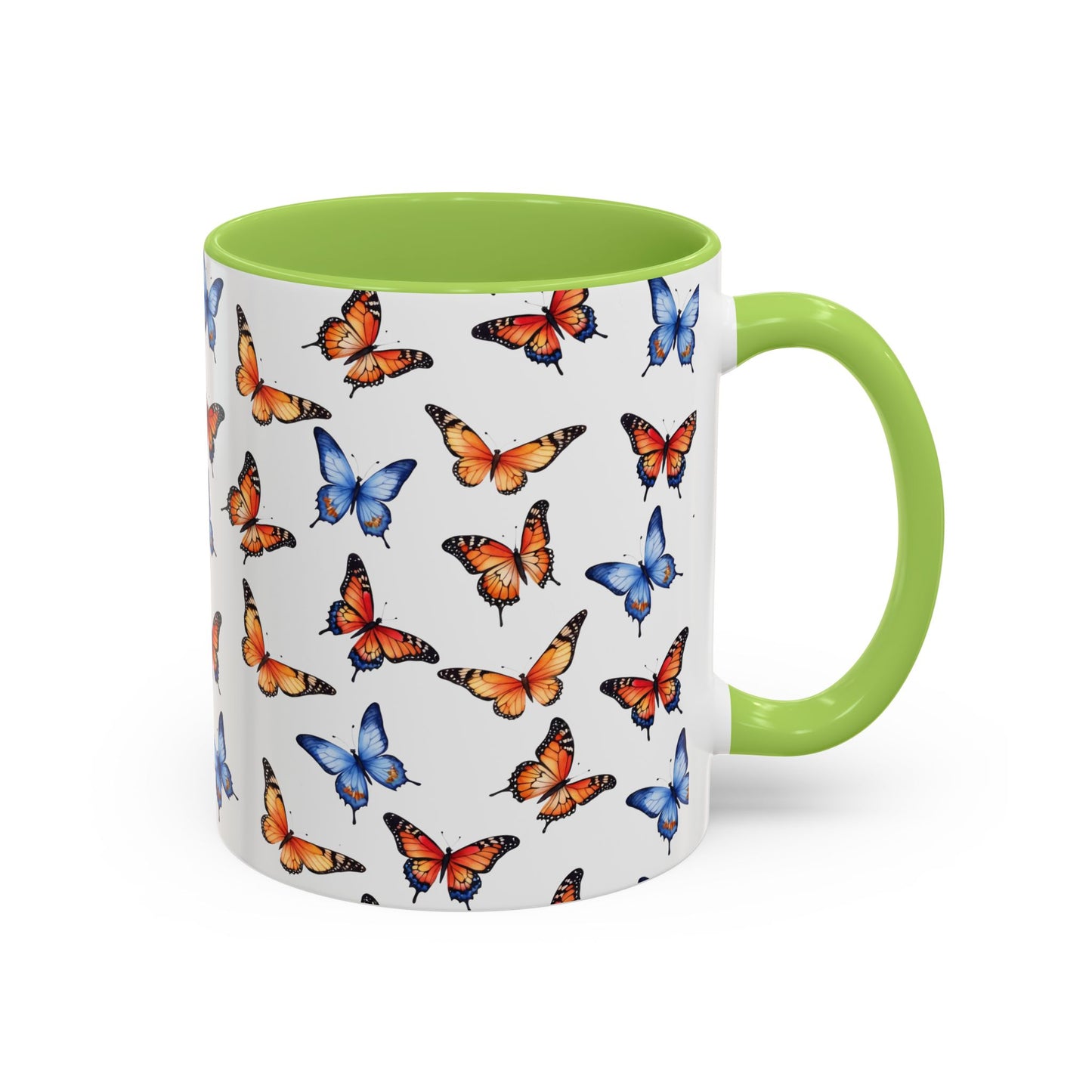 Coffee Mug: Butterfly Abstract Art Design