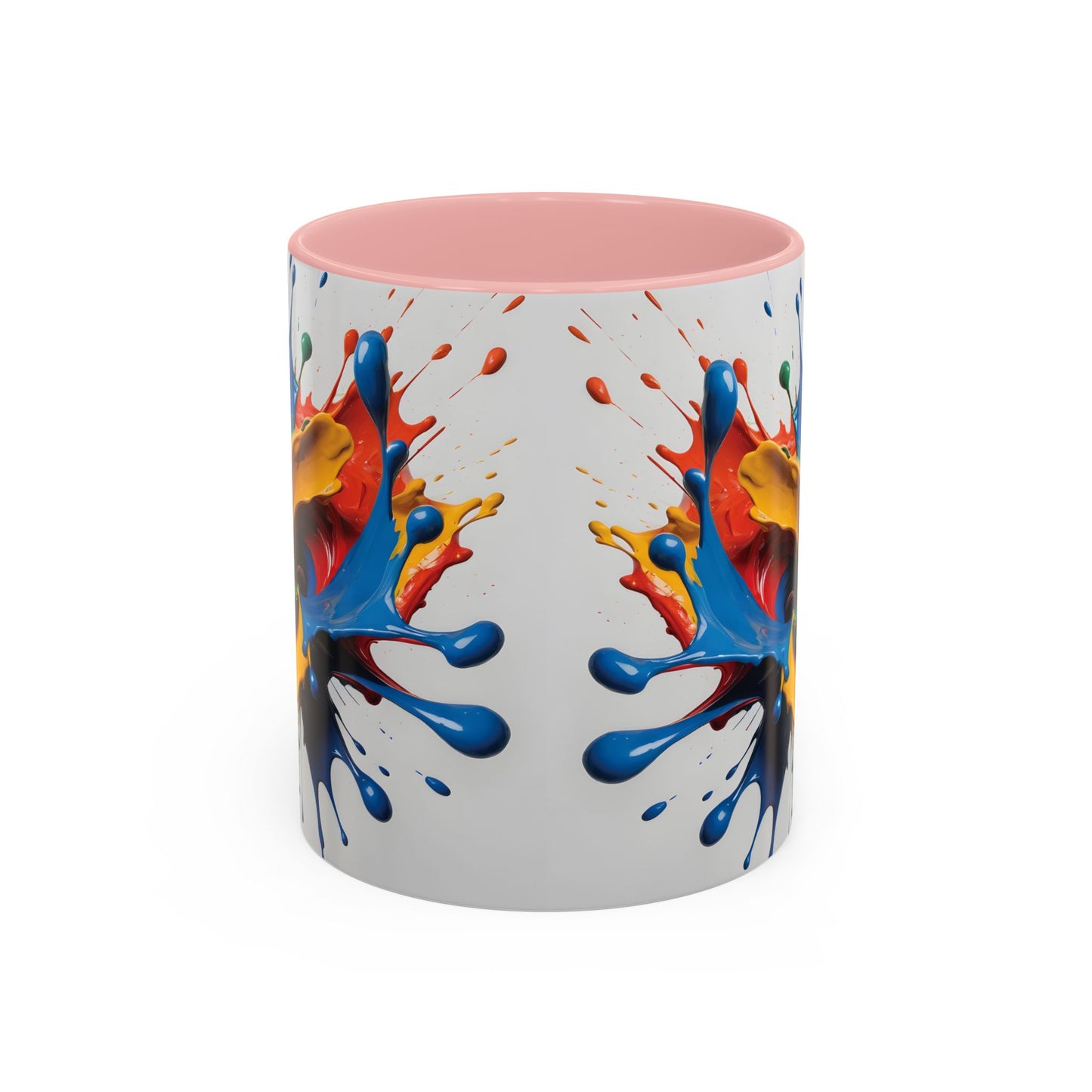 Coffee Mug: Splash of Joy Color Explosion Abstract Art Design