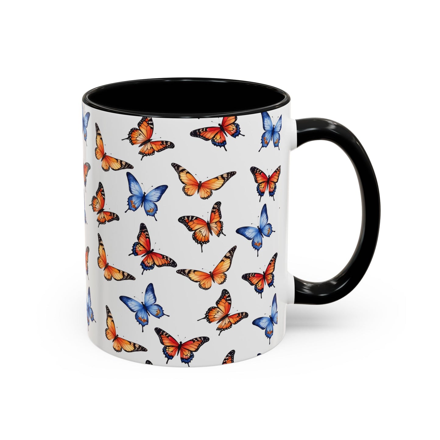 Coffee Mug: Butterfly Abstract Art Design