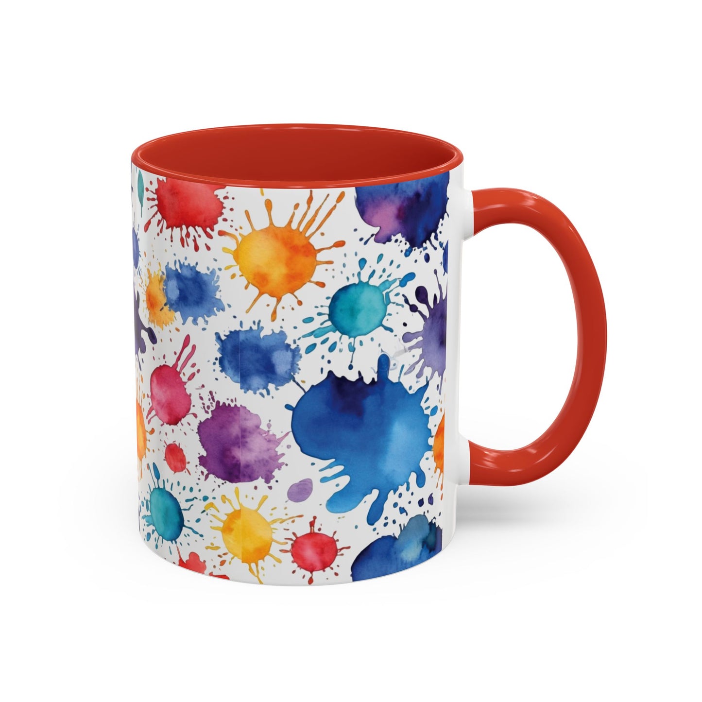 Coffee Mug: Splash Color Explosion Abstract Art Design