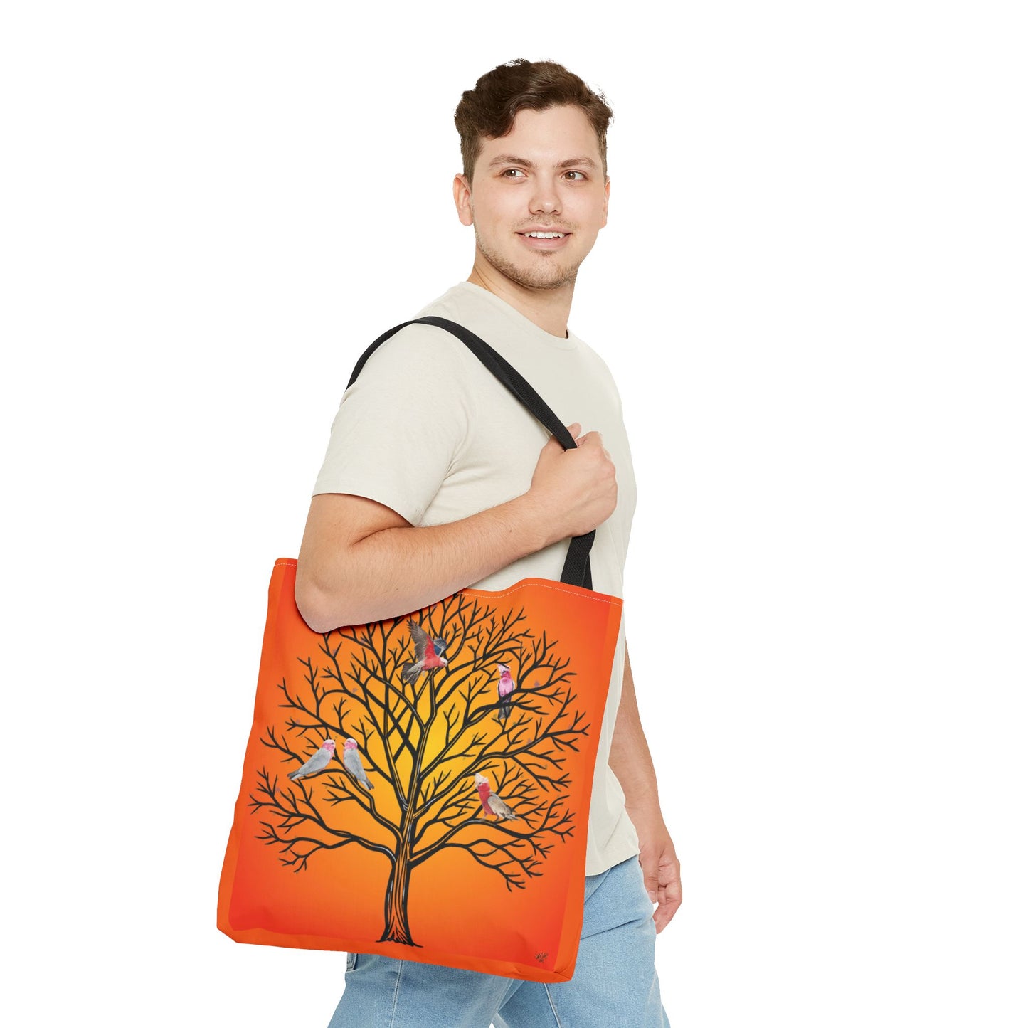 Tote Bag - Australian Pink and Gray Cockatoo (Galah) Digital Art Print