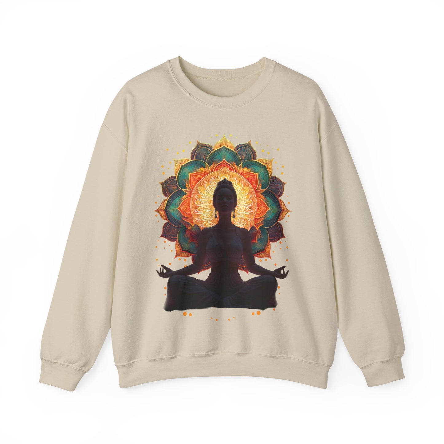 Zen Buddha Sweatshirt - Relaxation Gift, Meditation Apparel, Cozy Layer, Yoga Shirt, Spiritual Fashion, Mindfulness Outfit