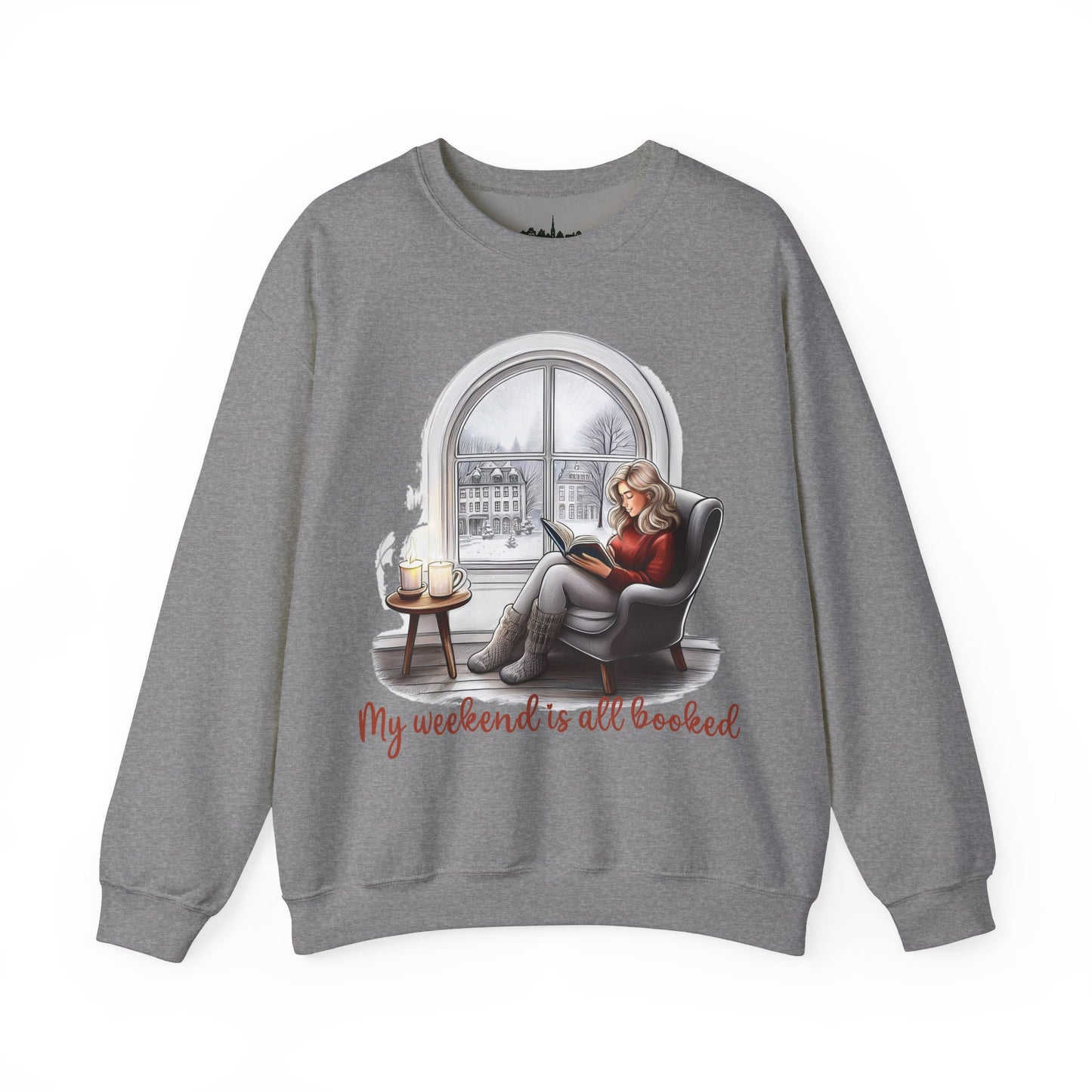 Bookworm Sweatshirt - My Weekend Is All Booked