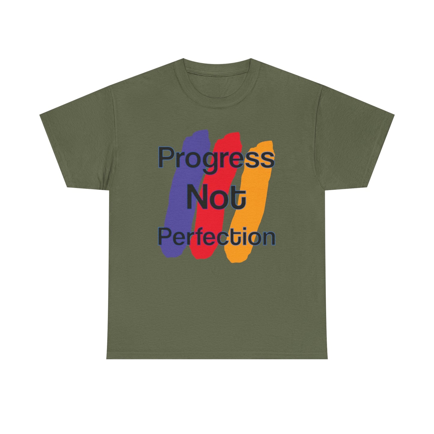 Wear the Win β Progress Is the Real Power ππ¨ - Motivational Unisex Tee | Progress Not Perfection, Casual Wear, Gifts for Dreamers, Self-Improvement, Inspirational Apparel
