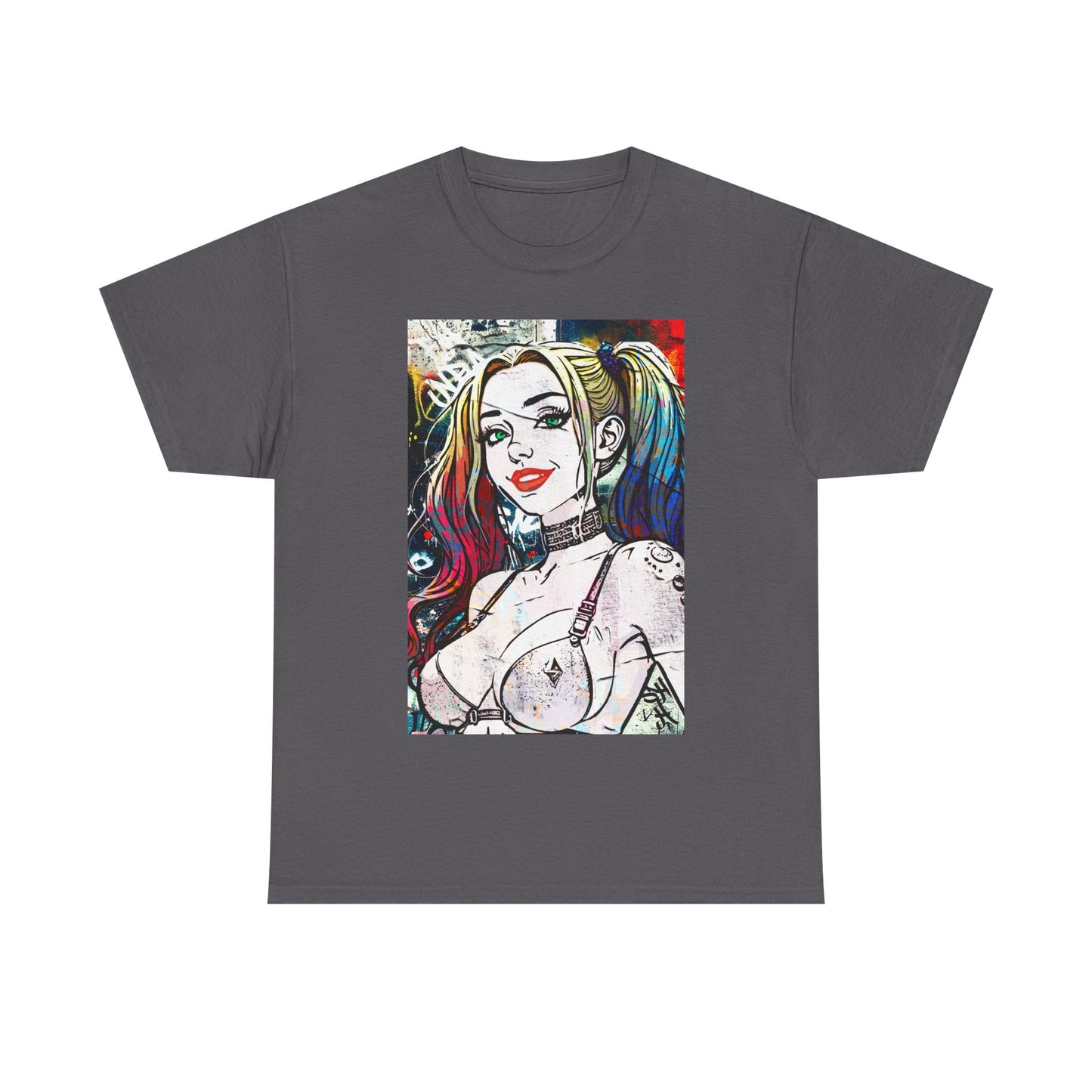 Rebel Radiance: Bold Beauty, Street Soul — Wear or Display Your Fierce, Fearless Expression - Harley-Inspired Graphic Tee, Streetwear T-Shirt, Edgy Casual Outfit, Gift for Comics Lovers, Art Inspired Apparel