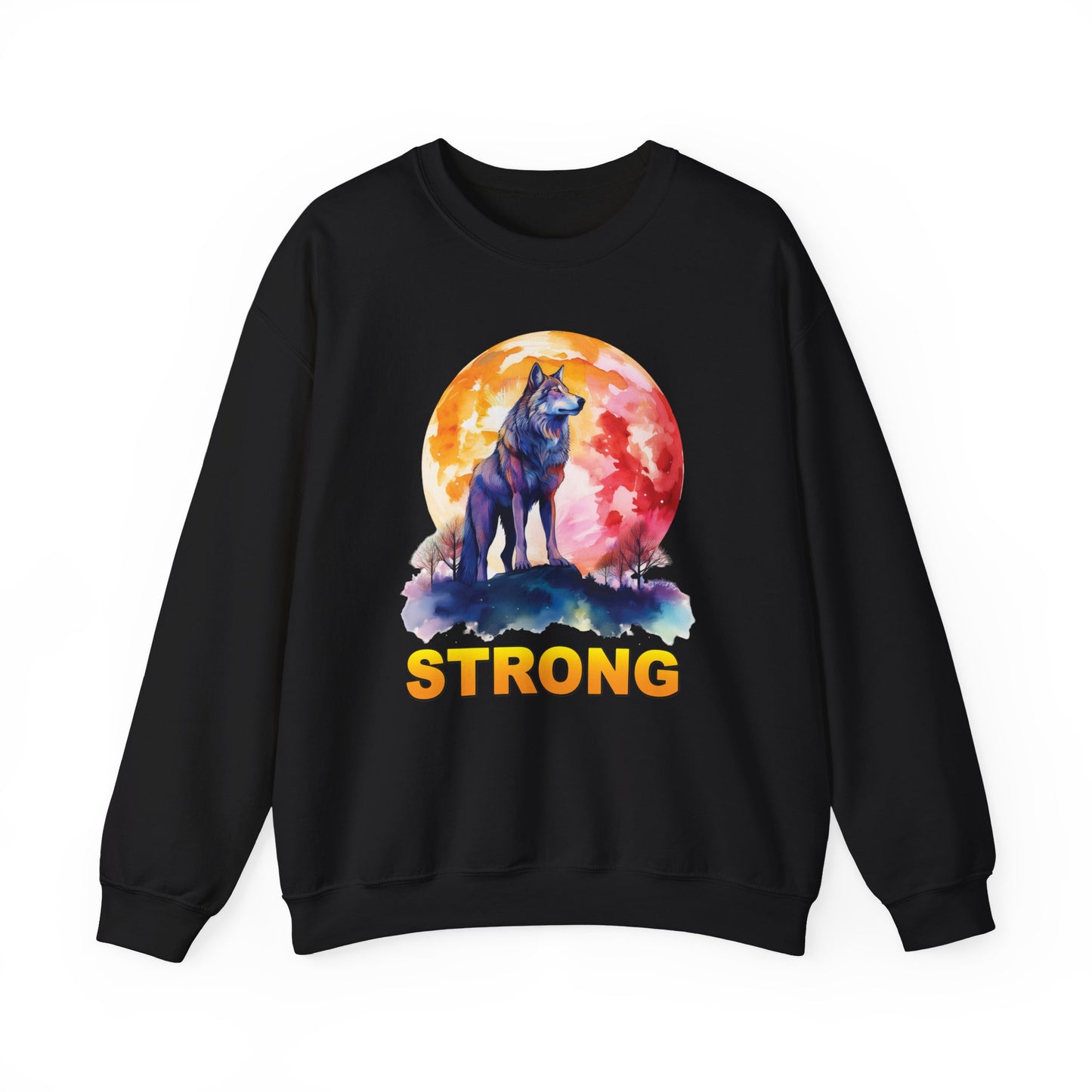 Lone Wolf Sweatshirt - STRONG Design