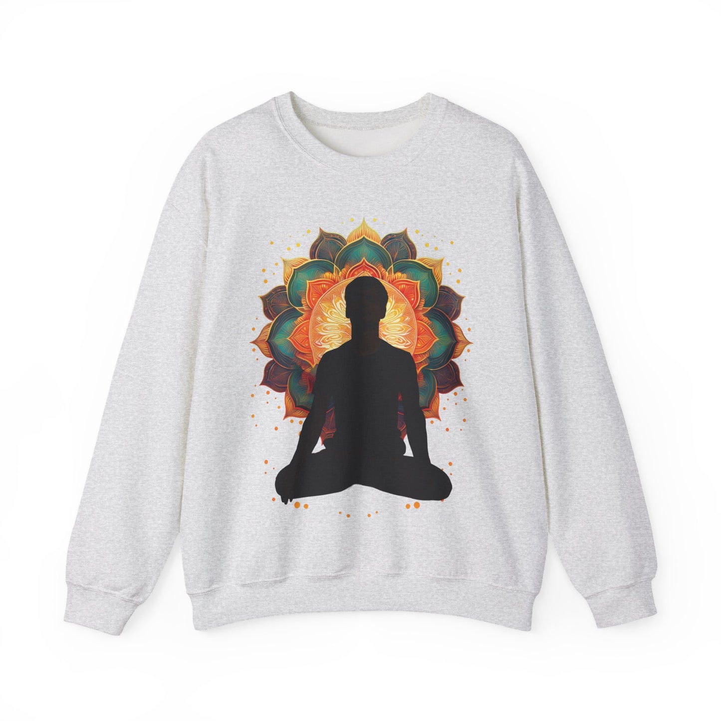 Zen Buddha Sweatshirt - Relaxation Gift, Meditation Apparel, Cozy Layer, Yoga Shirt, Spiritual Fashion, Mindfulness Outfit
