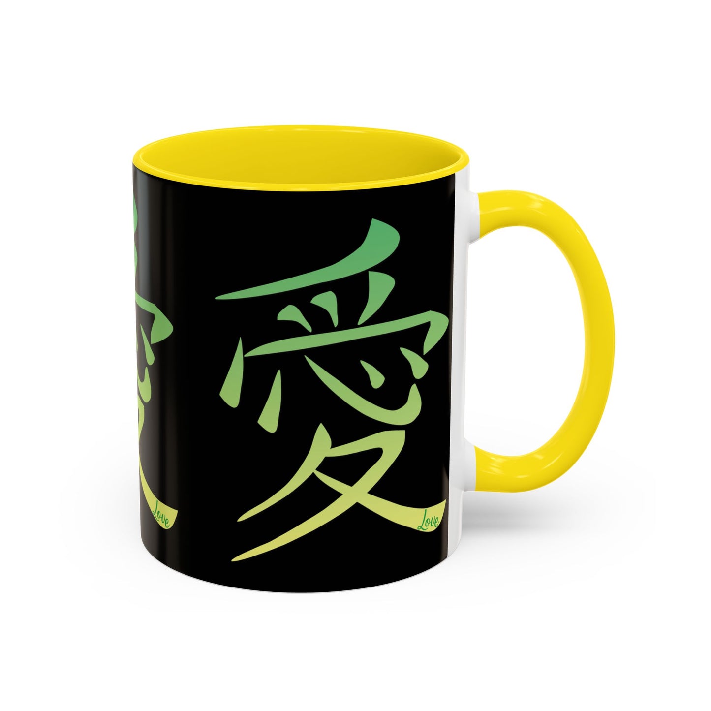 Kanji Love - Coffee Mug - Love for Valentines Day Gift Idea (11, 15oz)