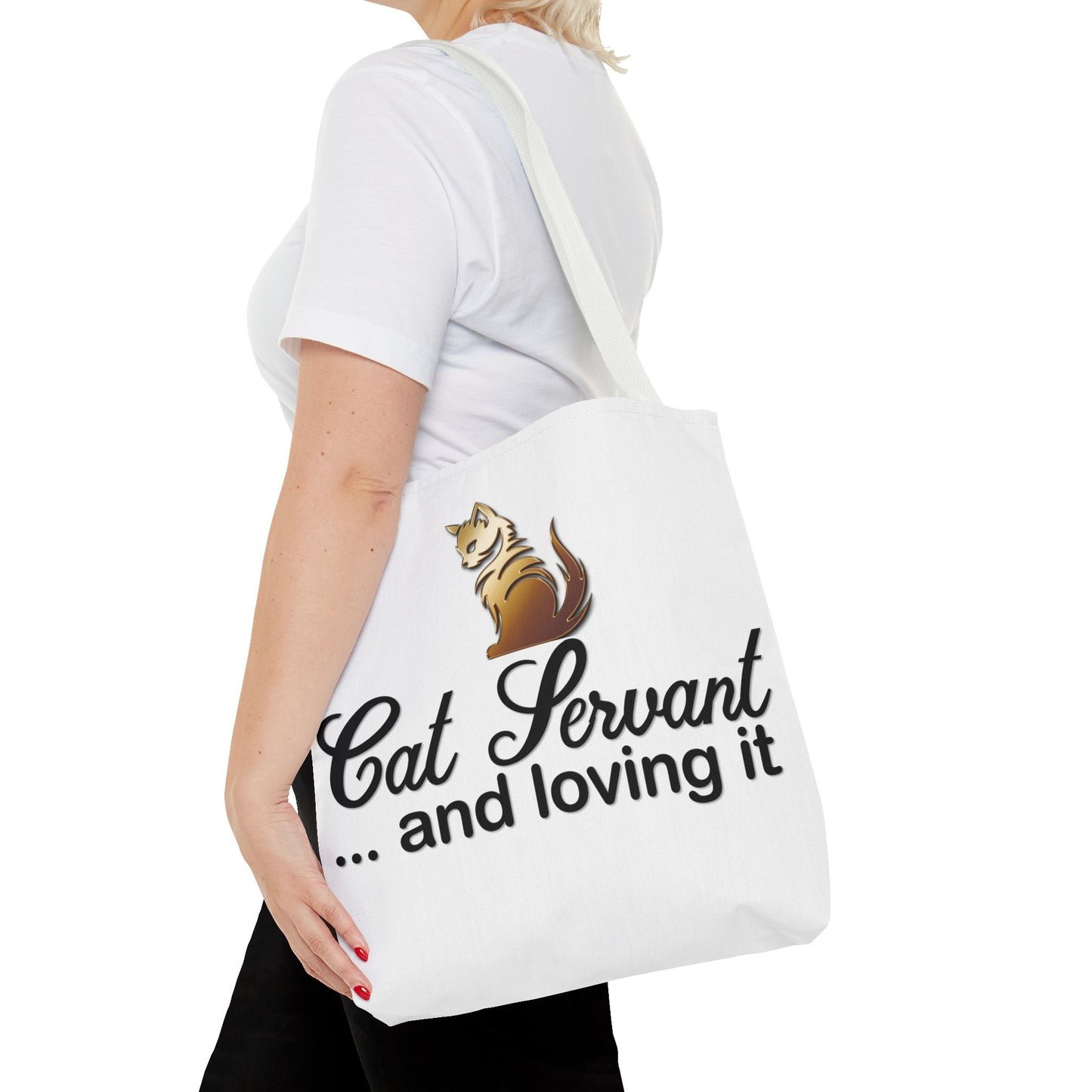 Cat Servant... and loving it - Tote Bag - Perfect Gift for Cat Lovers