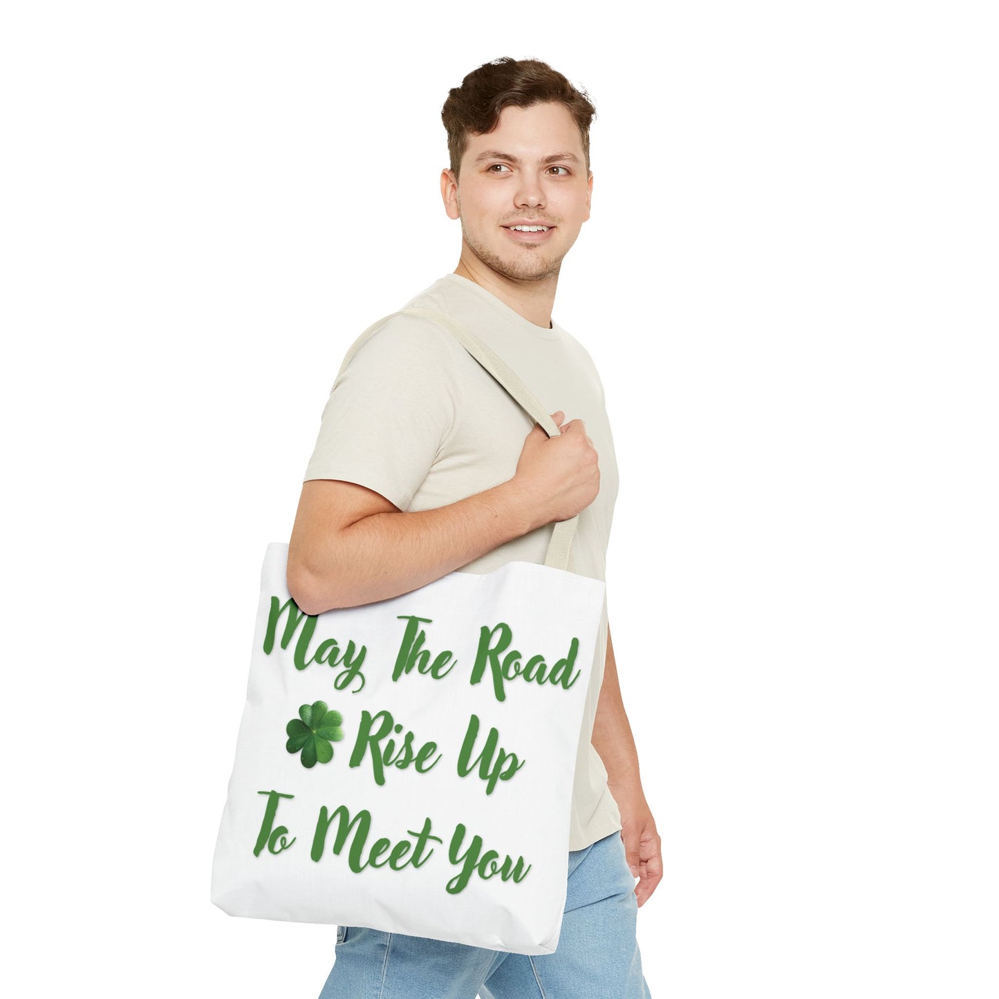 St. Patrick's Day Tote Bag - May the Road Rise Up to Meet You 2