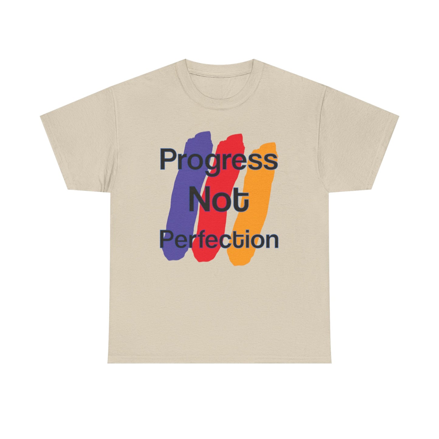 Wear the Win β Progress Is the Real Power ππ¨ - Motivational Unisex Tee | Progress Not Perfection, Casual Wear, Gifts for Dreamers, Self-Improvement, Inspirational Apparel