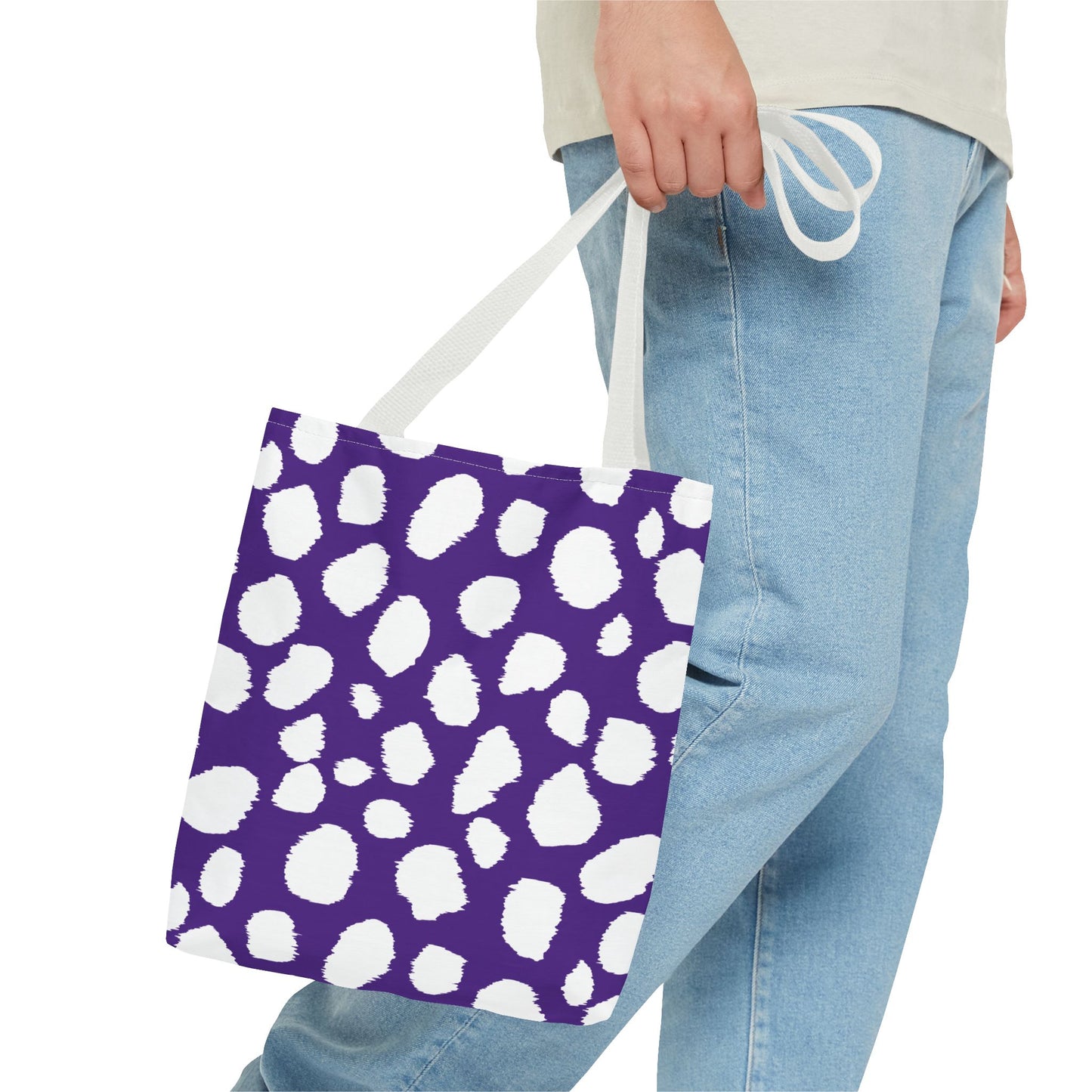 Chic Purple Leopard Print Tote Bag - Stylish & Versatile for Everyday Use
