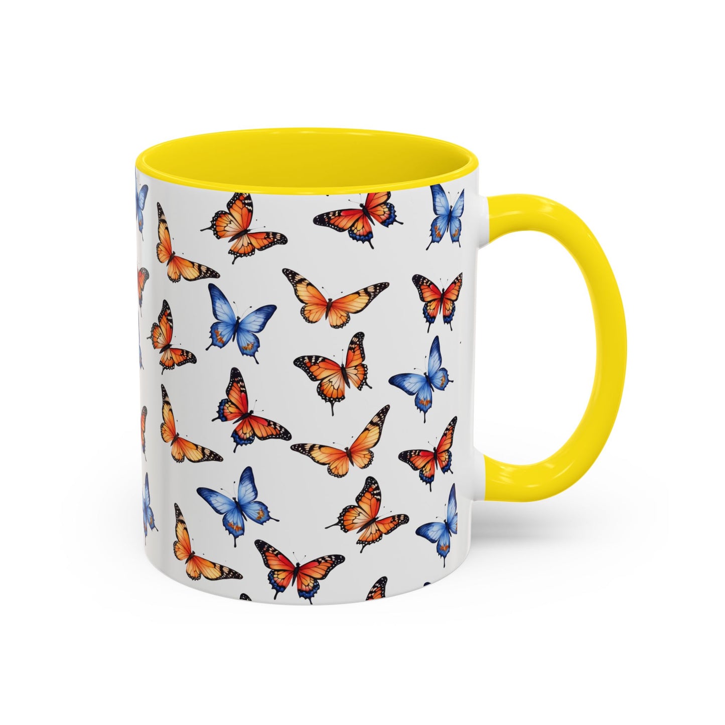 Coffee Mug: Butterfly Abstract Art Design
