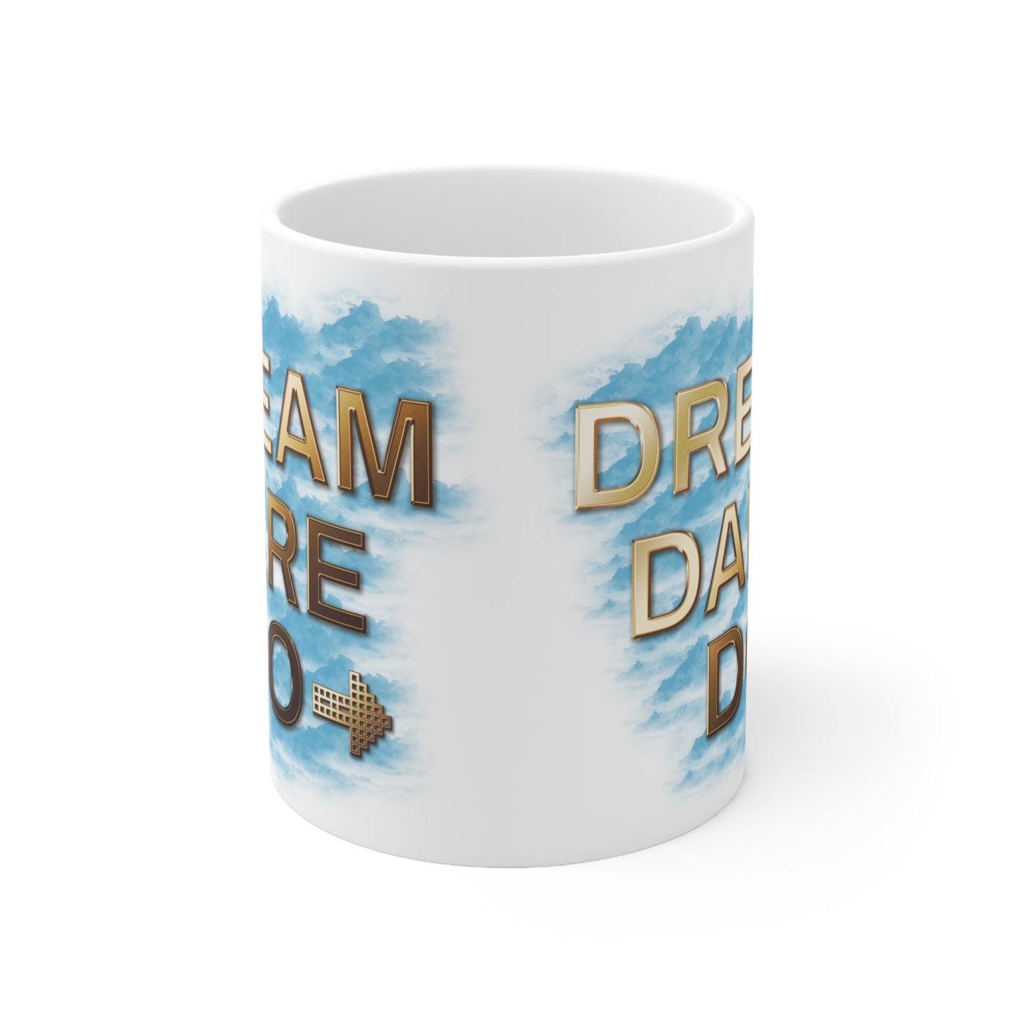 Dream. Dare. Do. → Fuel Your Fire in Style - Ceramic Coffee Cups, 11oz, 15oz