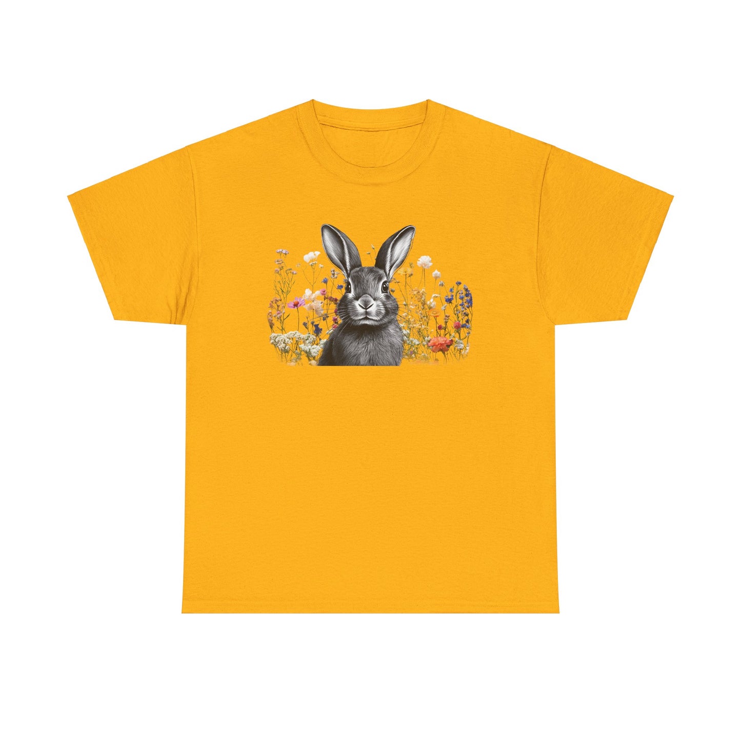 Easter - Unisex Tee - Easter Bunny in the Meadow