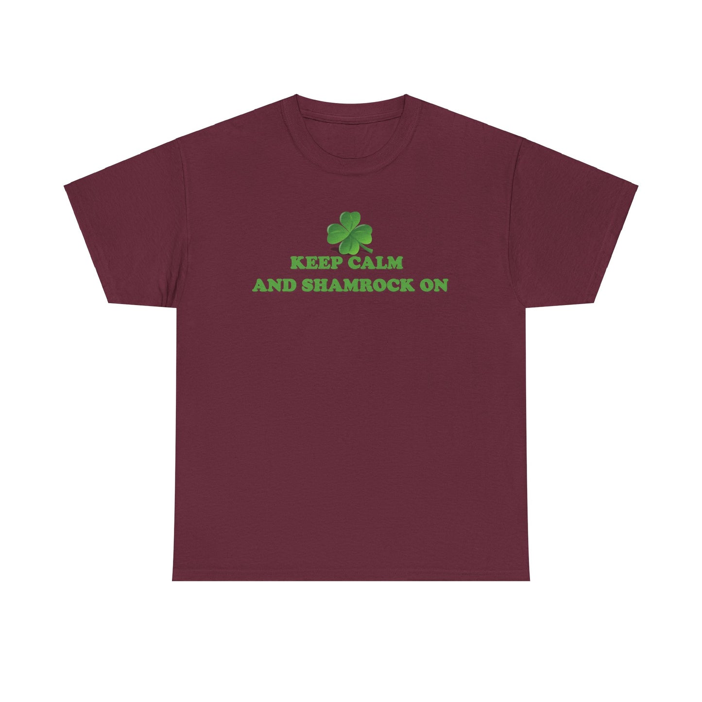 Keep Calm and Shamrock On - Unisex Tee - Irish, St Patrick's Day