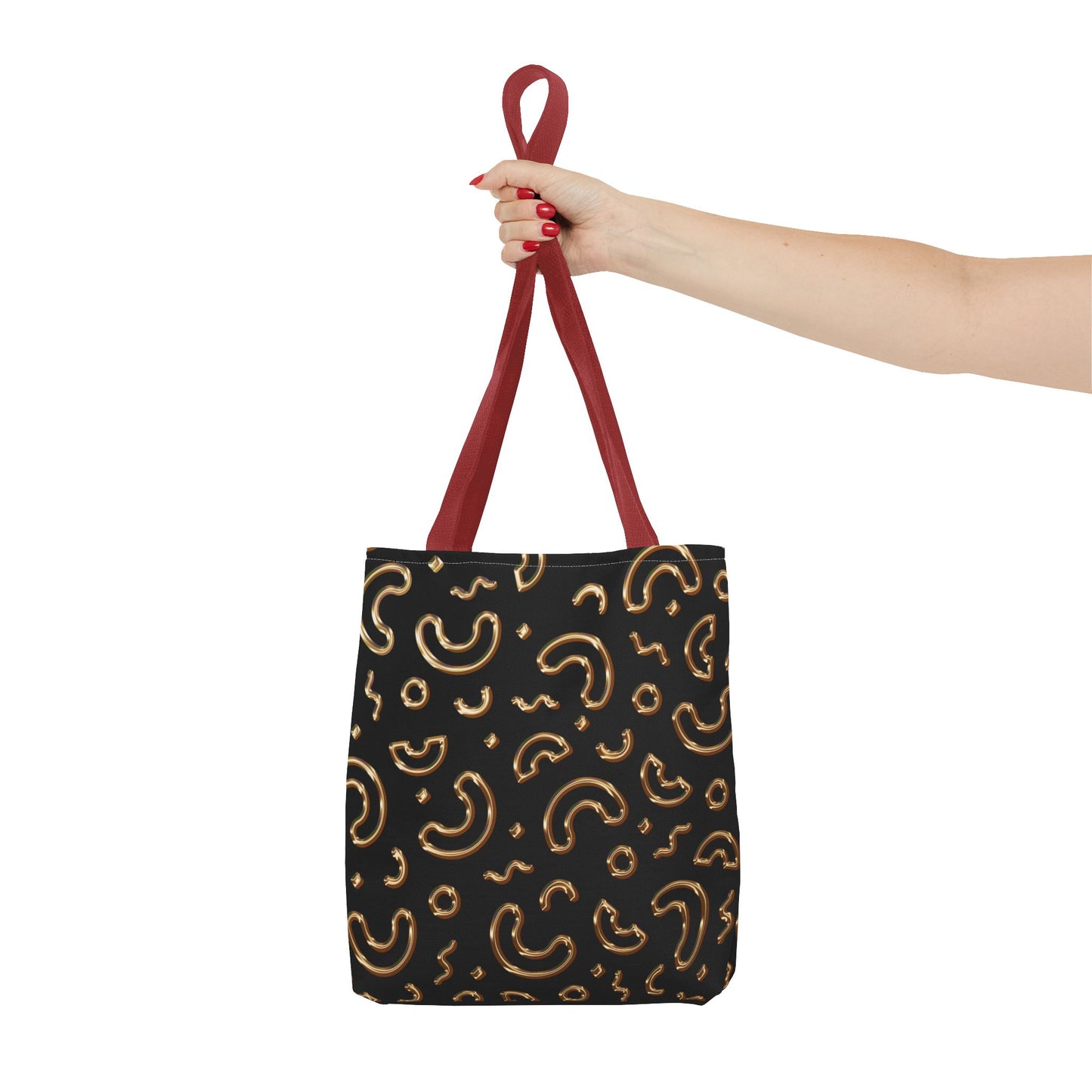 Gold Abstract Pattern Tote Bag - Stylish & Functional Everyday Accessory