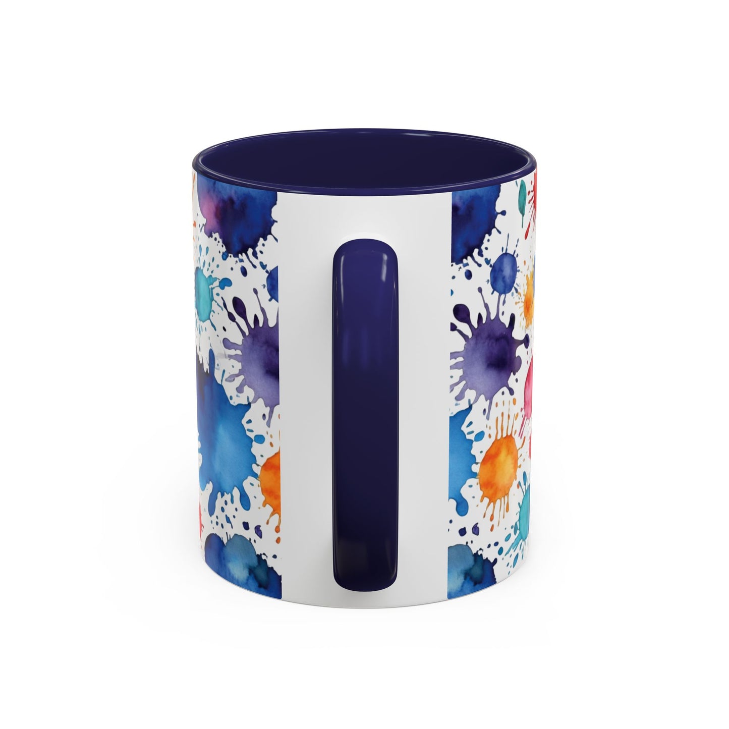 Coffee Mug: Splash Color Explosion Abstract Art Design