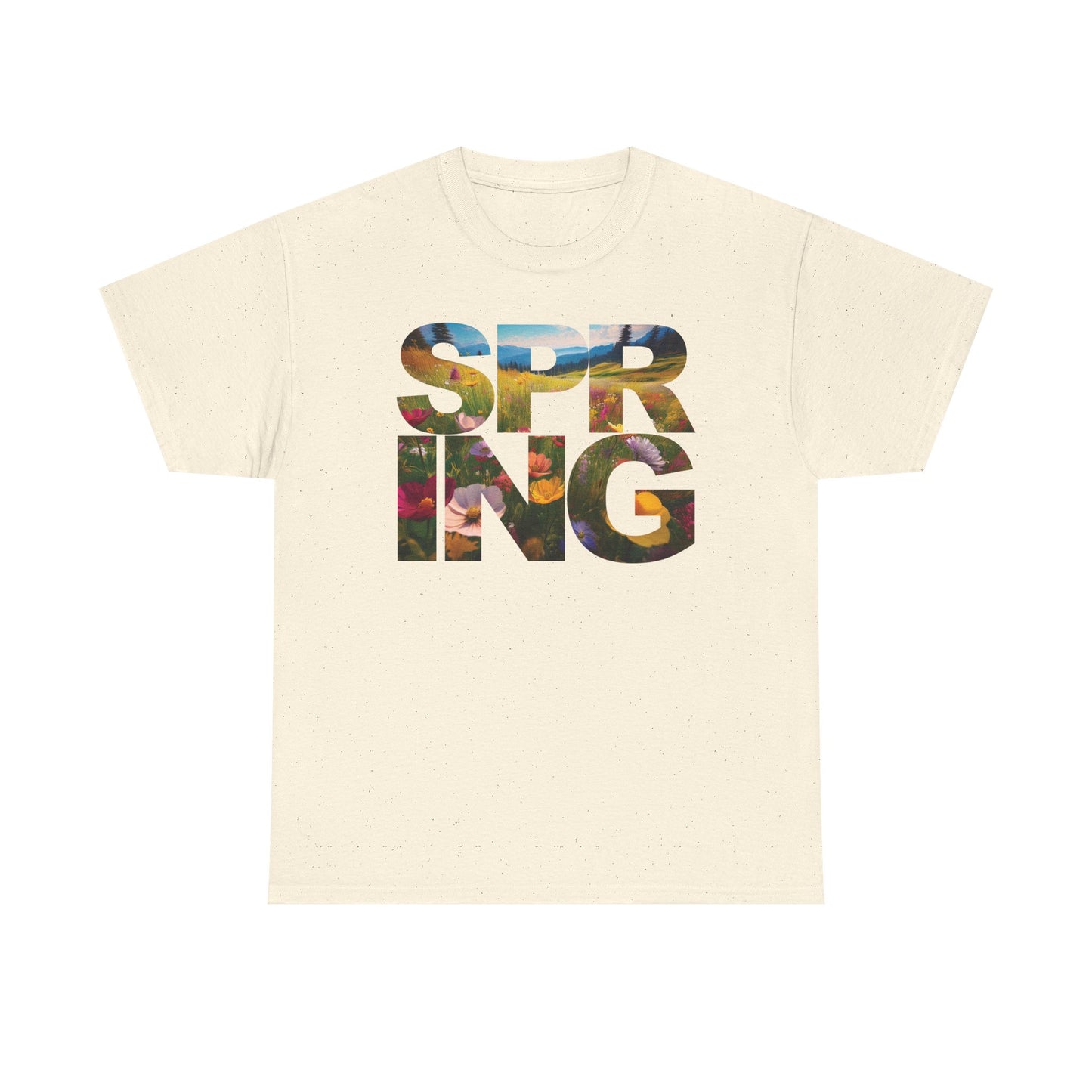 Spring - Unisex Tee - Spring Meadow Flower Design