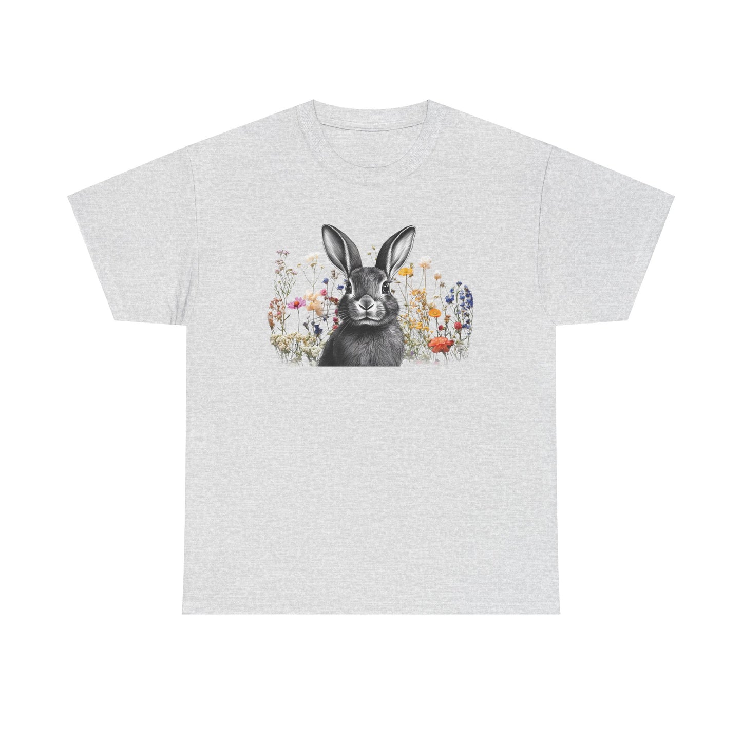 Easter - Unisex Tee - Easter Bunny in the Meadow