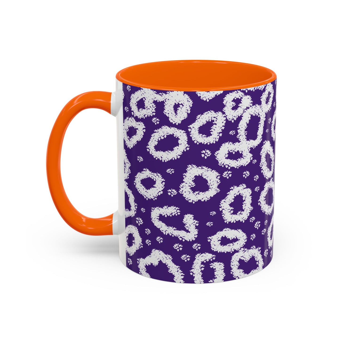 Trendy Purple Leopard Print Coffee Mug - 11 & 15oz