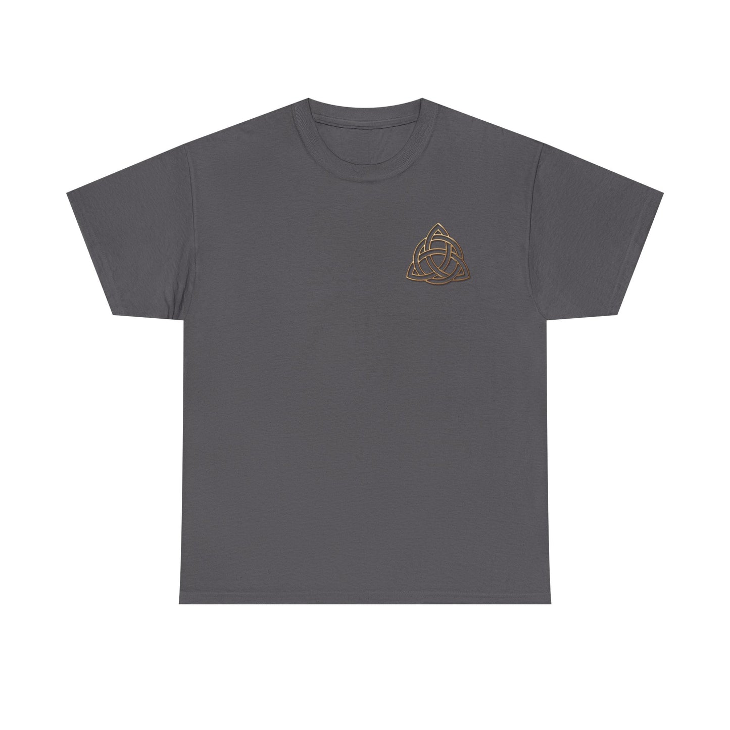 Triquetra, Celtic Trinity Knot Unisex Heavy Cotton Tee - Soft & Durable T-Shirt for Everyday Wear