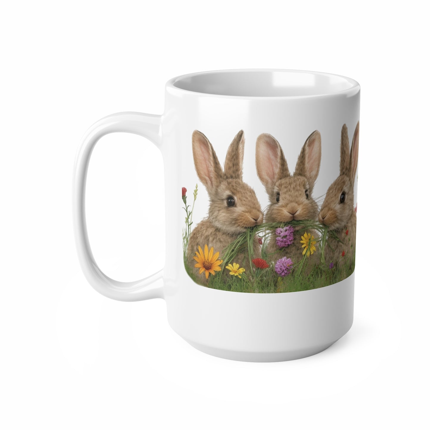 Mug - Happy Bunny Easter Ceramic Coffee Cup 11oz/15oz