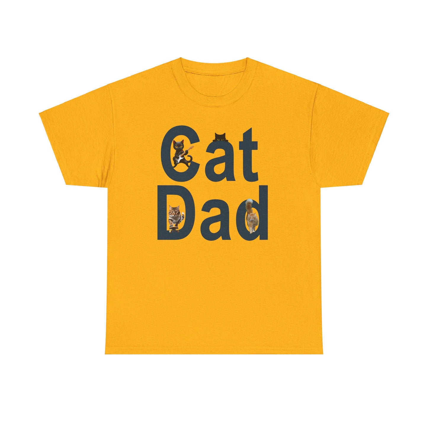 Cat Lover T-Shirt - Cat Dad Life: Purrfection in Progress ๐พ.