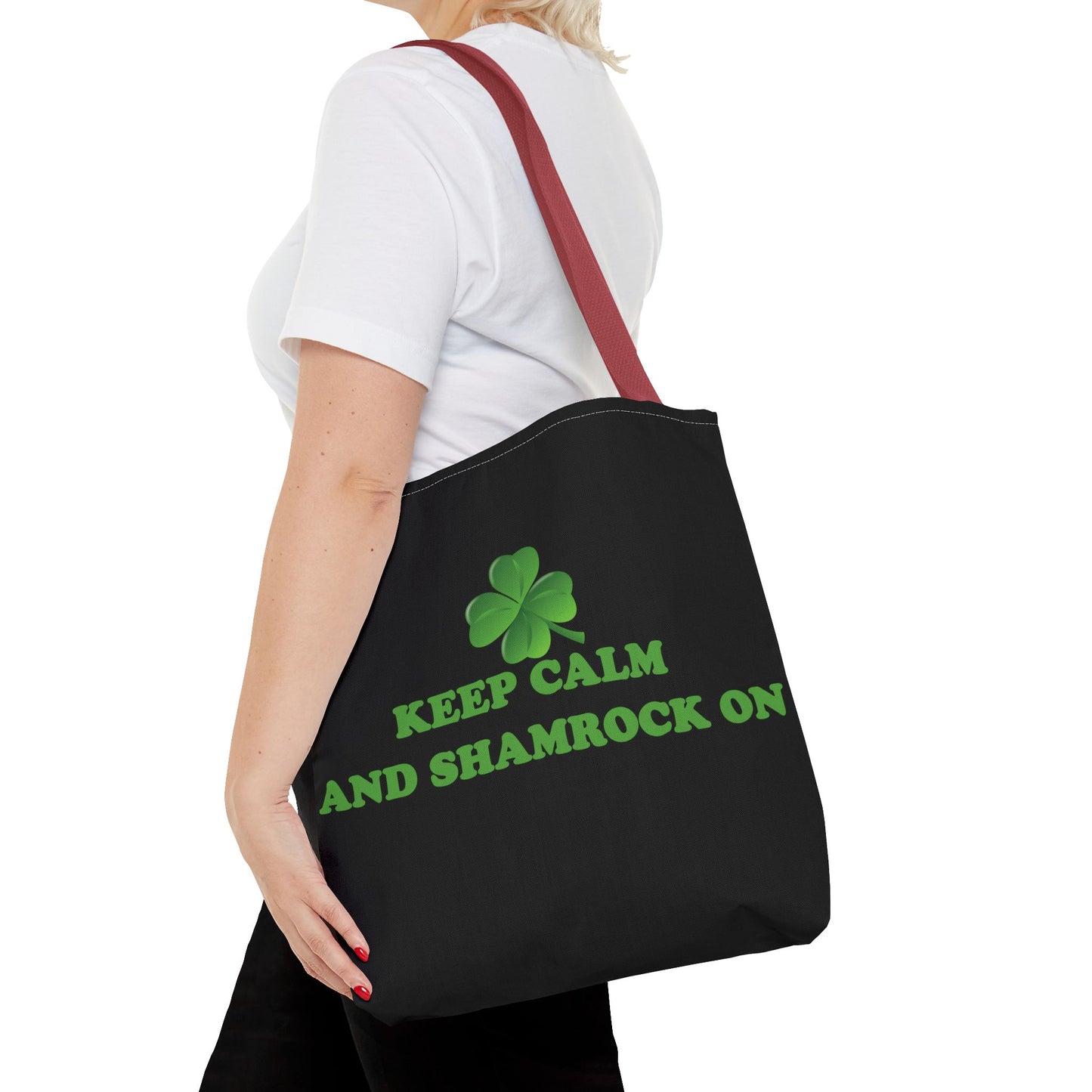 St. Patrick's Day Tote Bag - Keep Calm and Shamrock On
