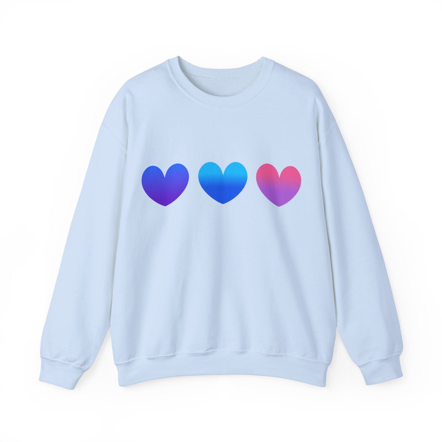 Love Heart Design Unisex Sweatshirt for Valentines Day