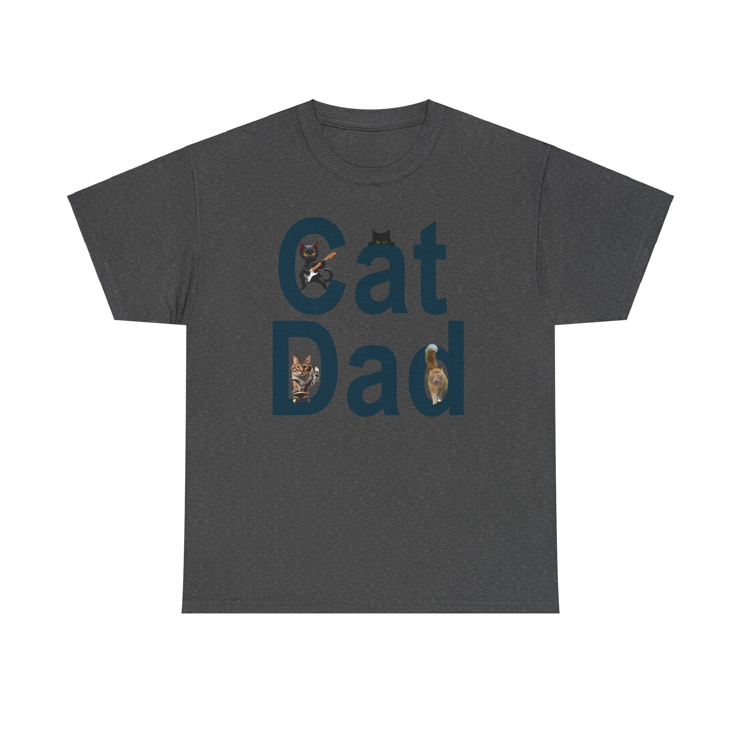 Cat Lover T-Shirt - Cat Dad Life: Purrfection in Progress ๐พ.
