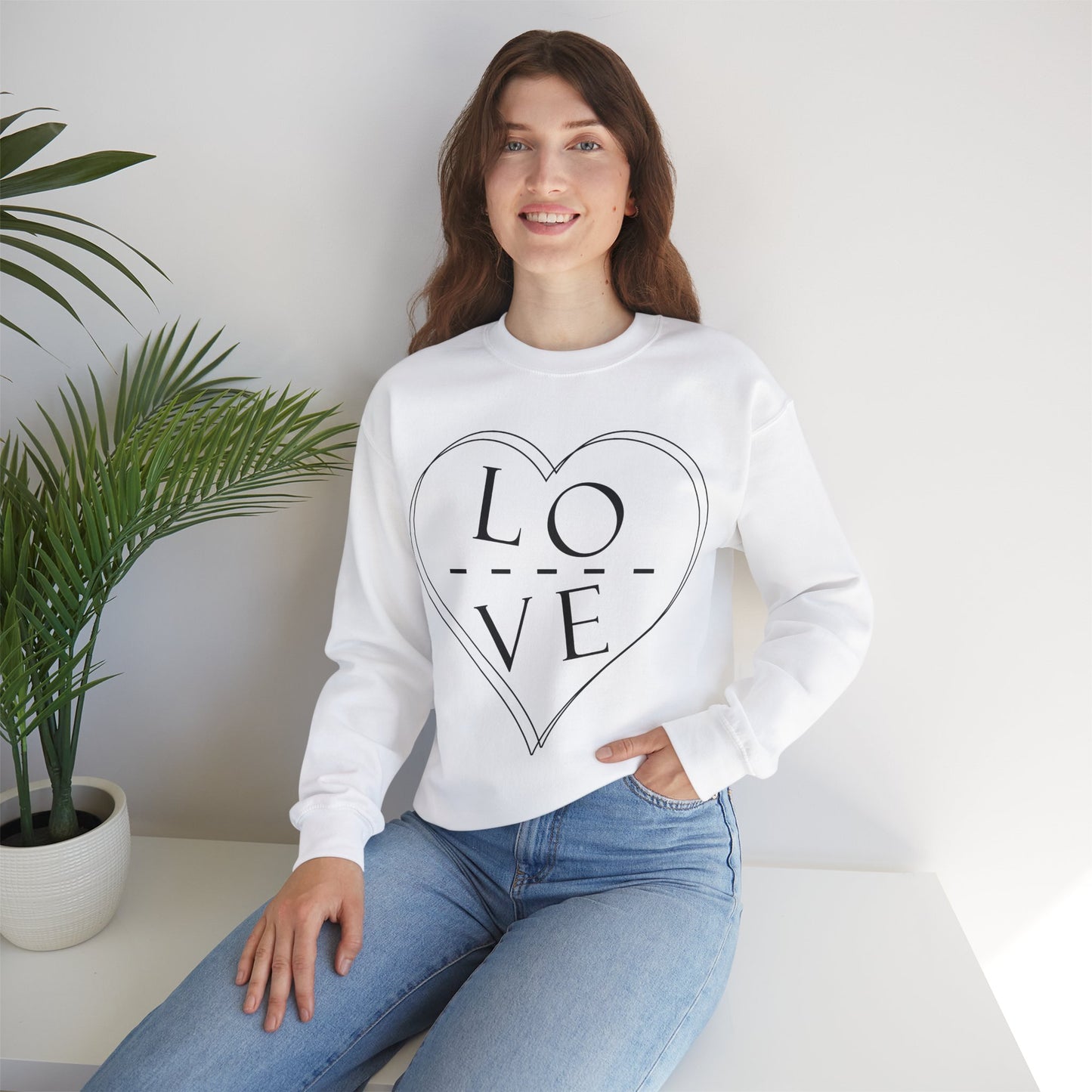 Love Design Unisex Sweatshirt for Valentines Day