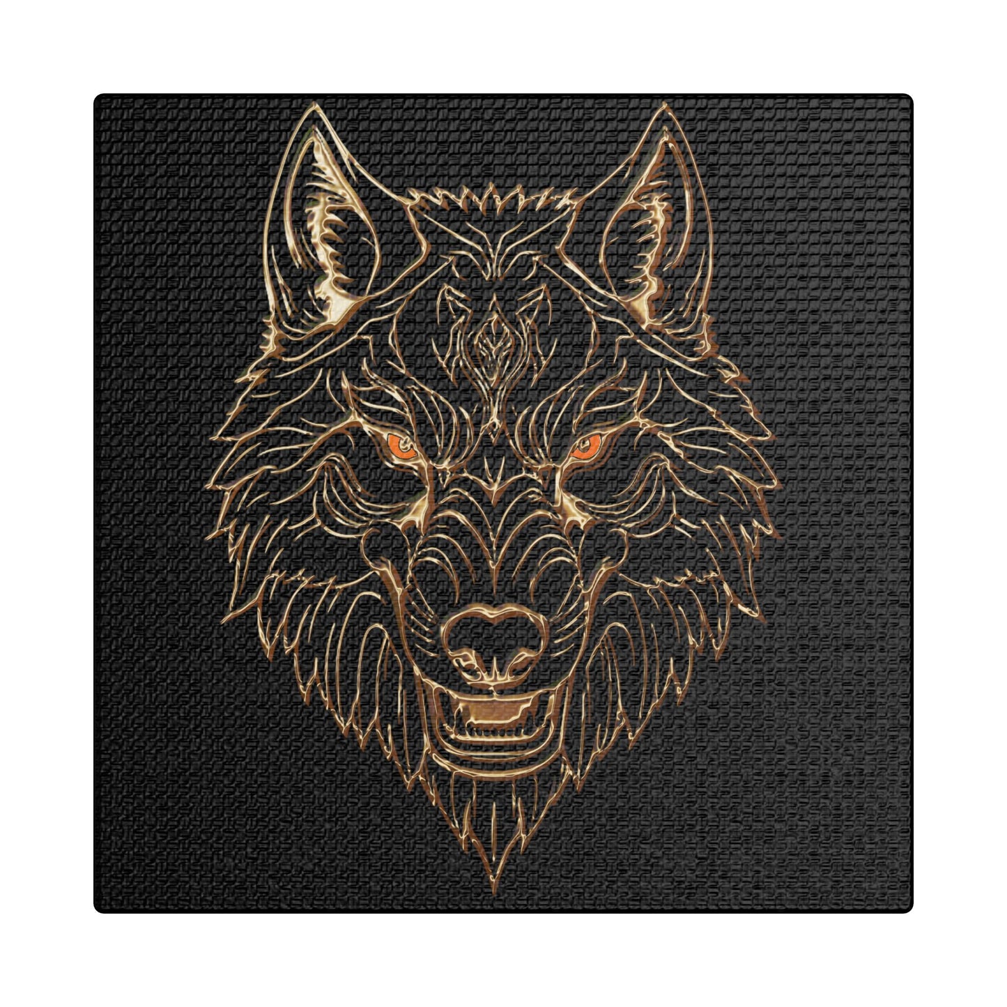 Wolf Art Canvas Wall Decor, Home Decoration, Animal Lover Gift, Gothic Wall Art, Unique Artwork for Living Room