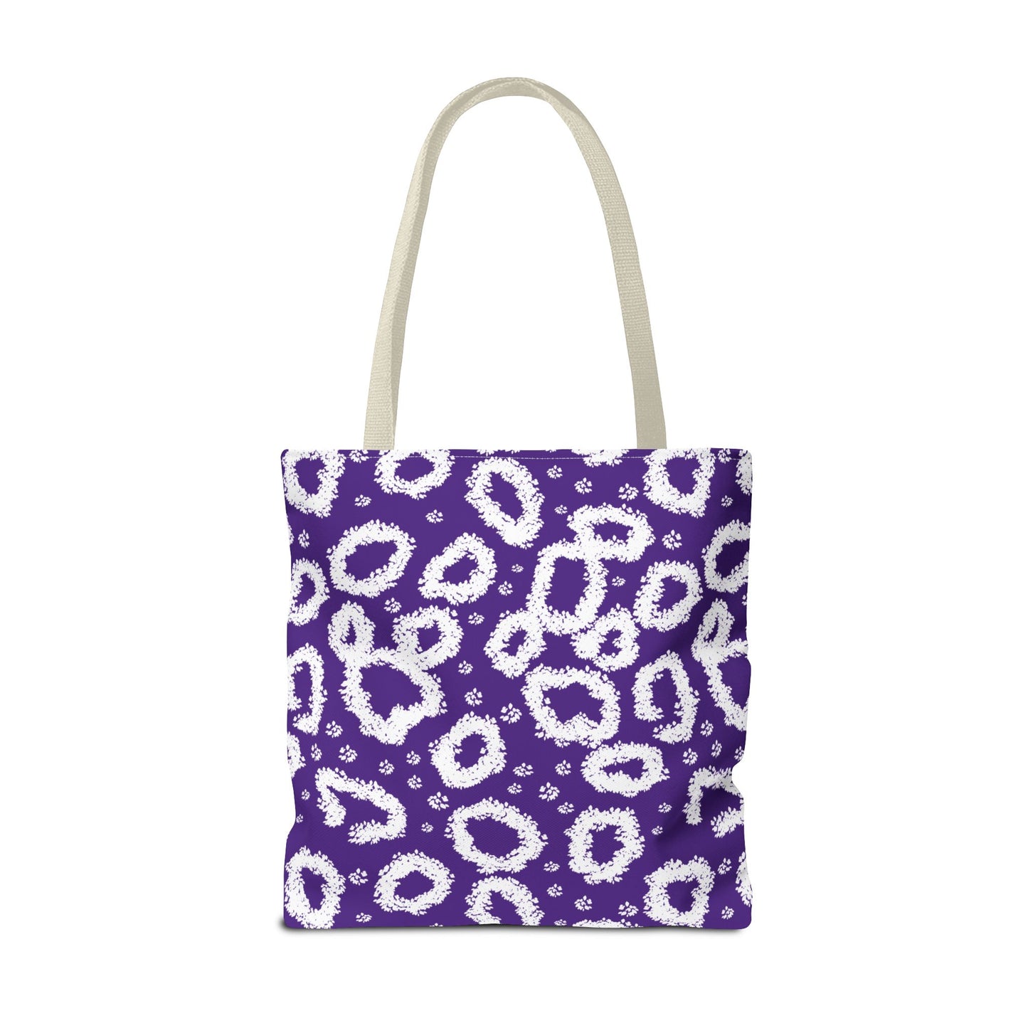 Purple Leopard Print Tote Bag - Stylish & Versatile for Everyday Use